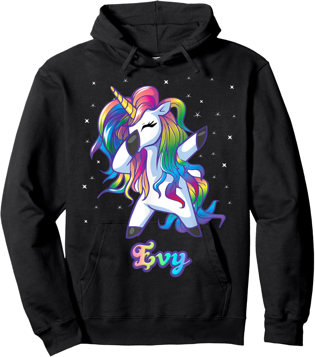 EVY Unicorn Gifts For Girls Birthday Gifts Hoodie - Hoodie | Black