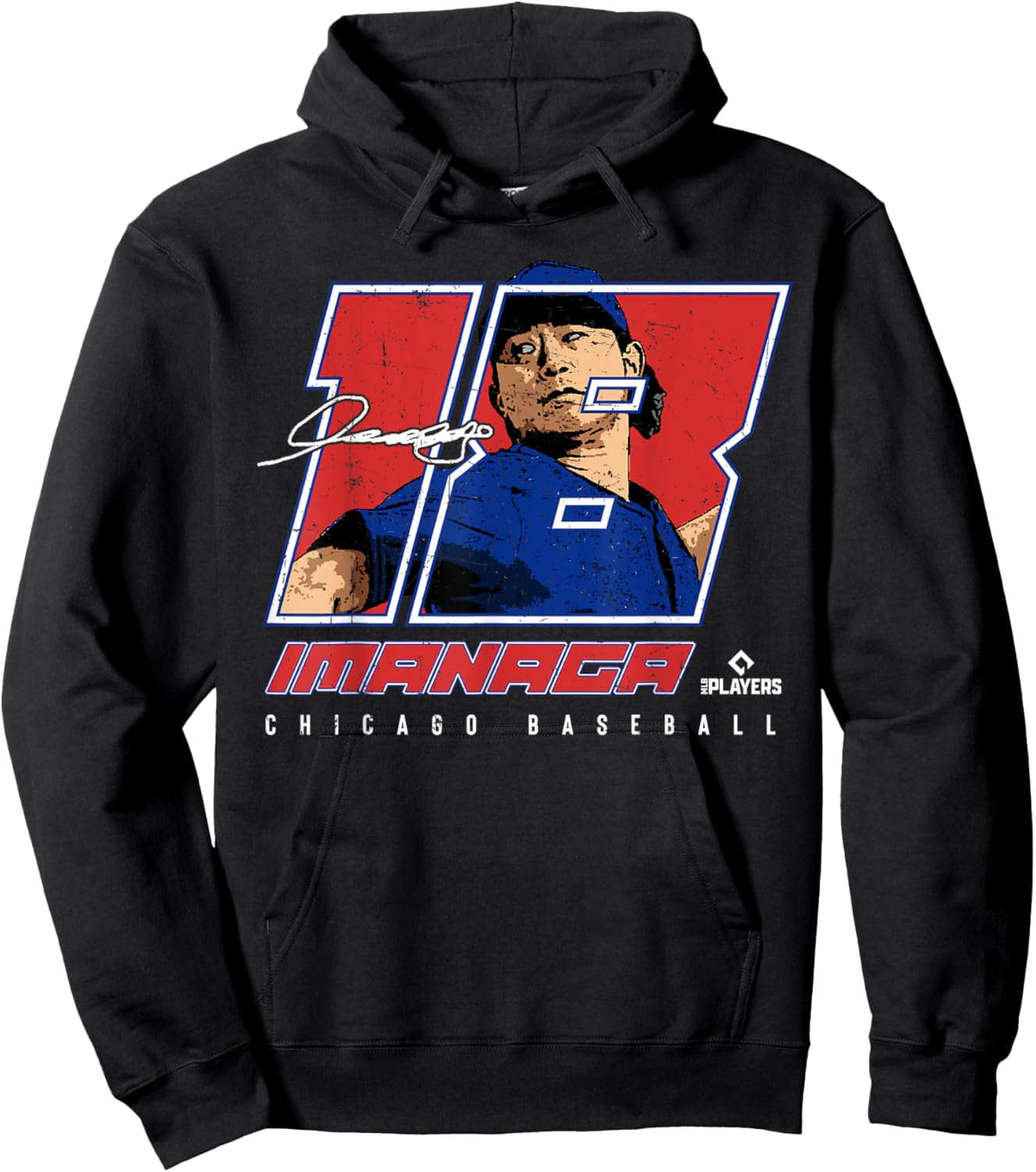 Silhouette Shota Imanaga Chicago MLBPA Hoodie - Hoodie | Black