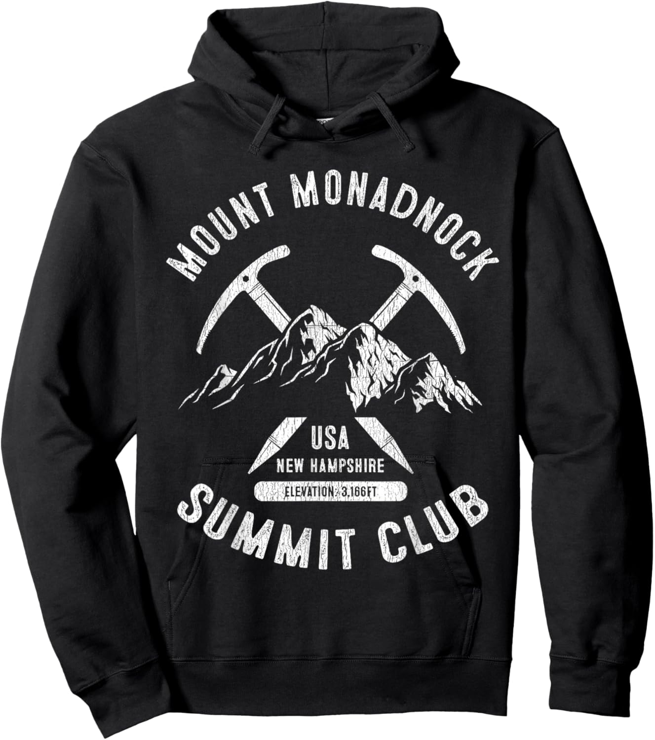 Mount Monadnock Summit Club I Climbed Mt Monadnock Hoodie - Hoodie | Black