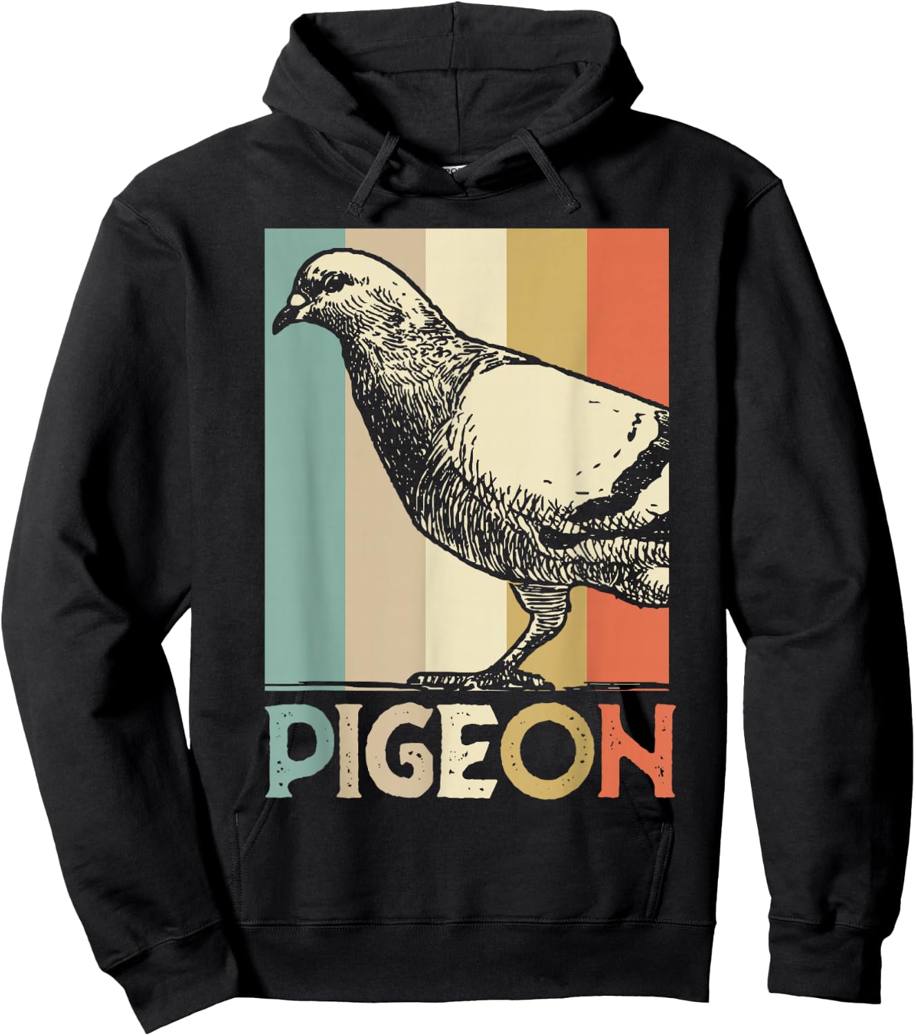 Bird Pigeon Breeder Gift Pigeon Racing Pigeon Hoodie - Hoodie | Black
