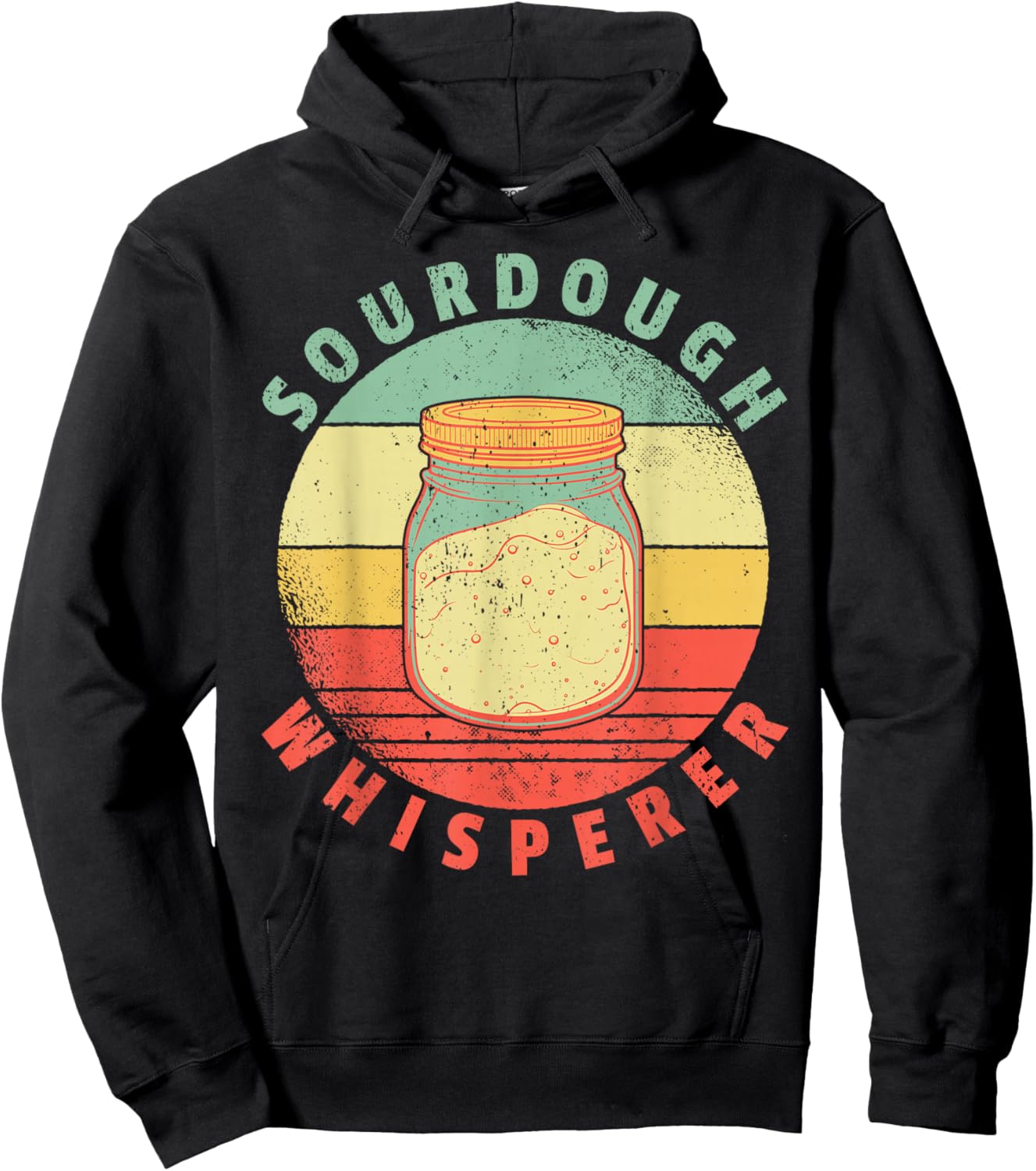 Sourdough Whisperer I Baking Sourdough Bread Baker Hoodie - Hoodie | Black