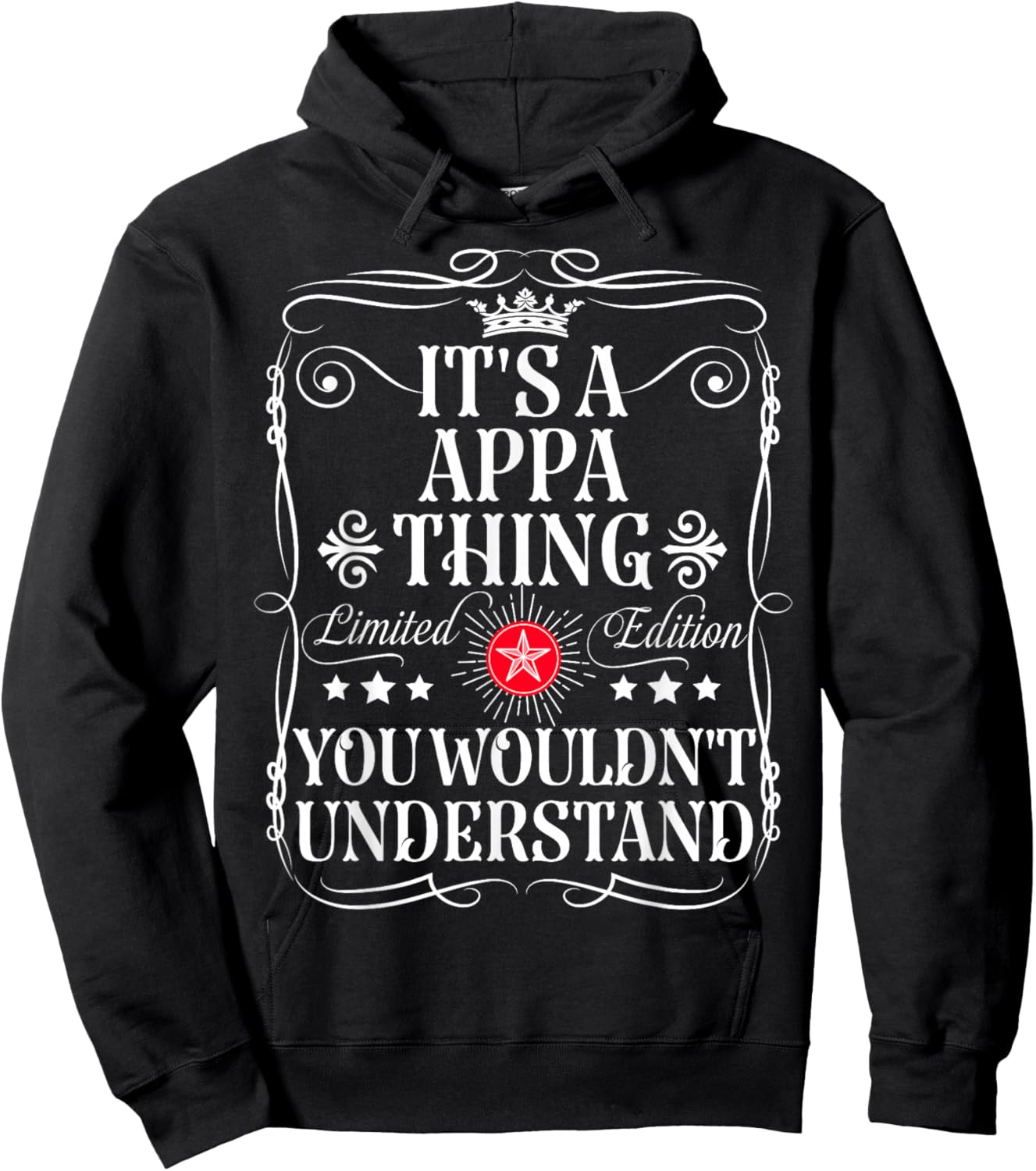Appa Name Its A Appa Thing You Wouldn't Understand Hoodie - Hoodie | Black