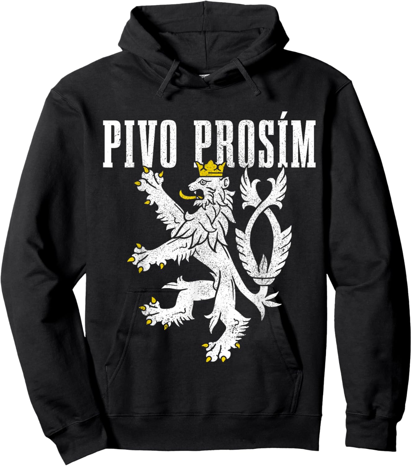Pivo Prosim Beer Please in Czech Republic Language Prague Hoodie - Hoodie | Black