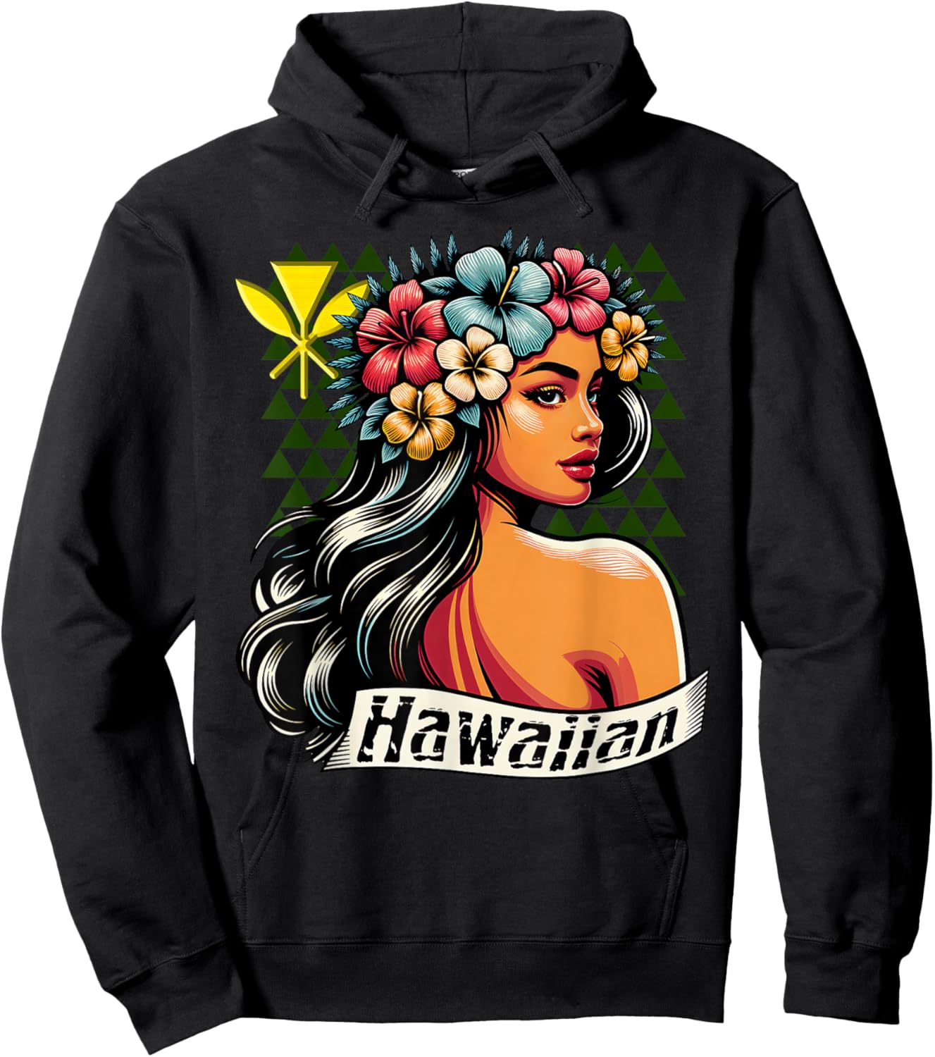 Hawaiian Kanaka Maoli Aloha Native Hawaiian Hoodie - Hoodie | Black