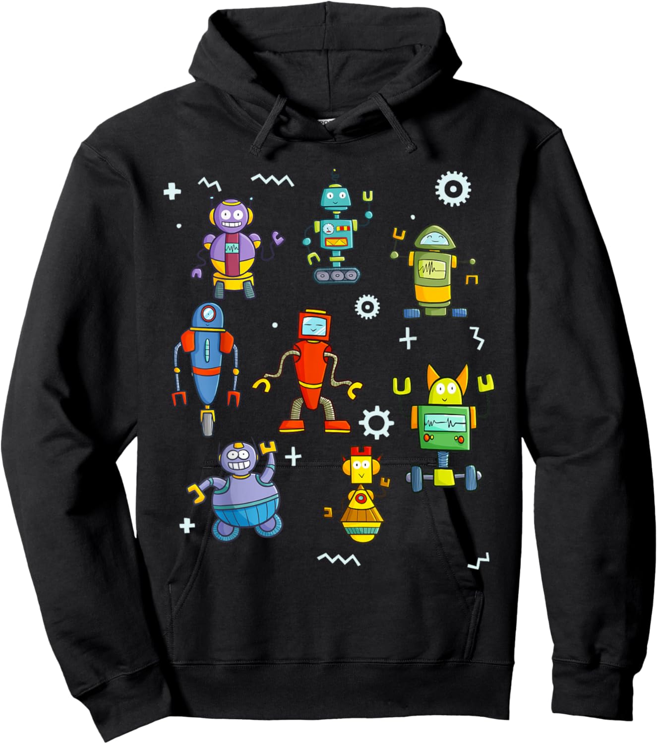 Funny Engineer Robotics Robot Technology Robotics Hoodie - Hoodie | Black