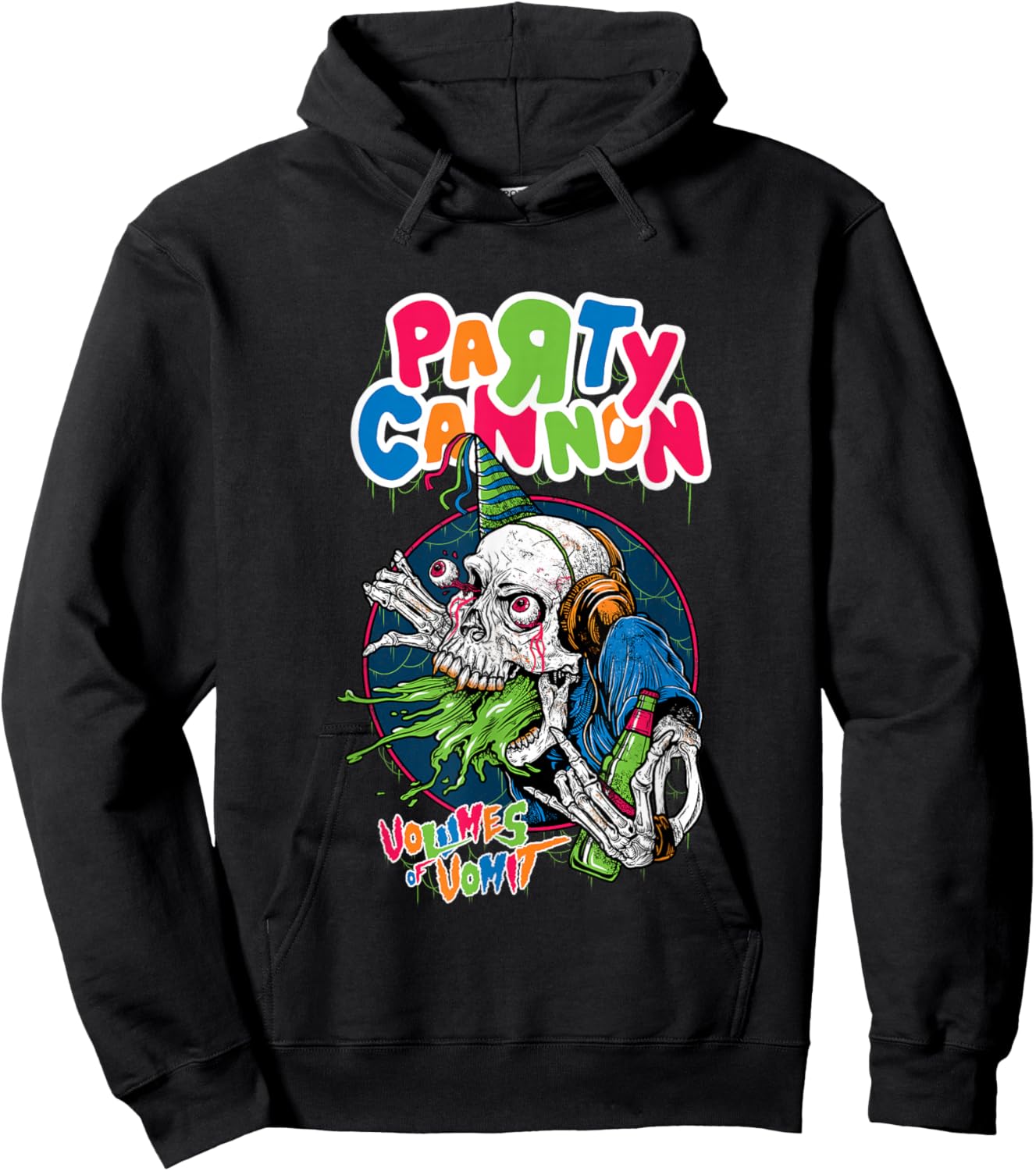 Partykanone Erbrechen Hoodie - Hoodie | Black