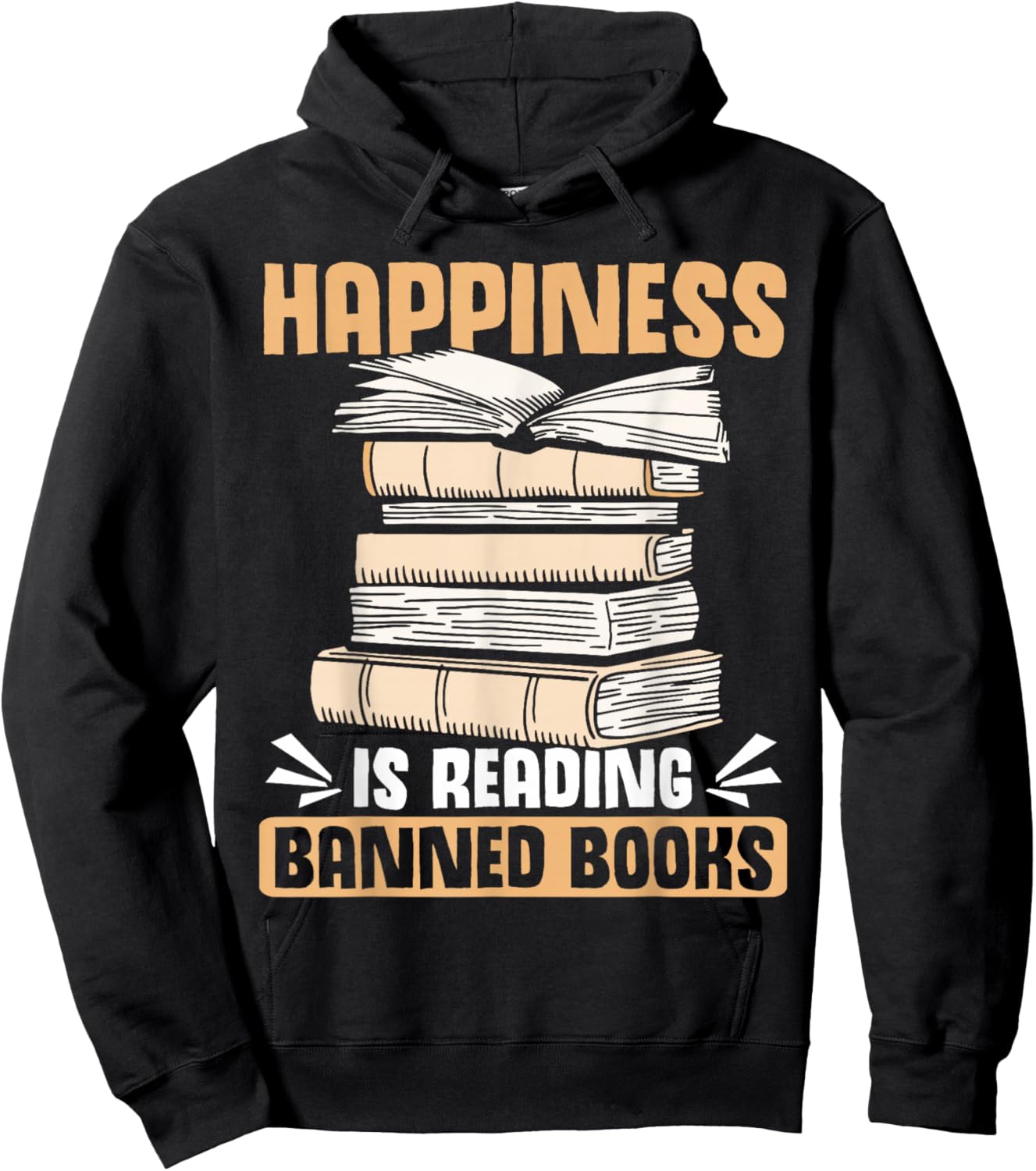 Banned Book Lover Reading Banned Book Puzzle Reader Hoodie - Hoodie | Black