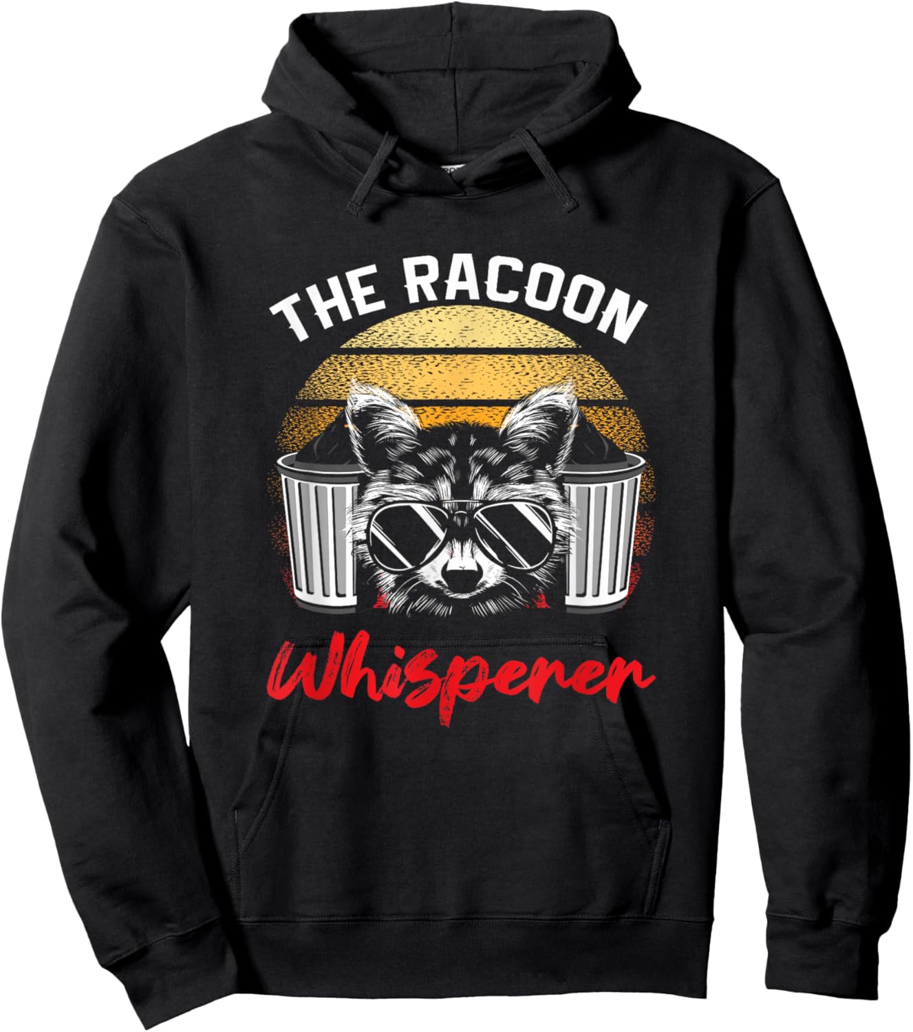 The Racoon Whisperer for Lover of Cute Racoons Men Women Hoodie - Hoodie | Black