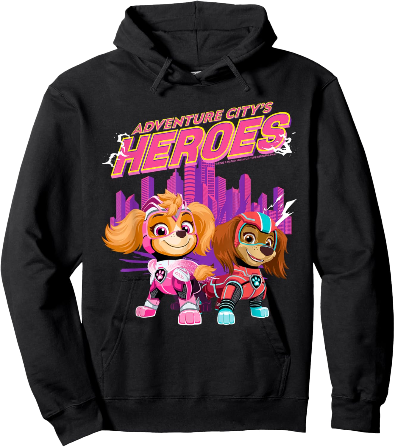 PAW Patrol: The Mighty Movie Adventure City's Heroes Hoodie - Hoodie | Black