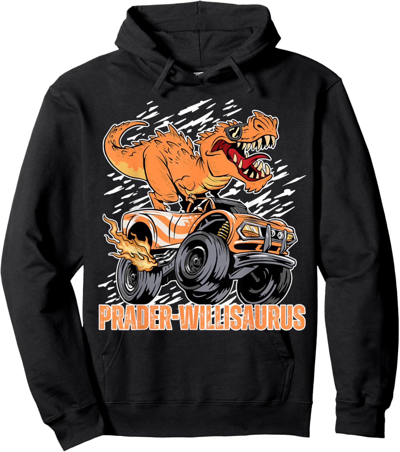 Prader Willi Syndrome, T-Rex Prader Willi Syndrome Hoodie - Hoodie | Black