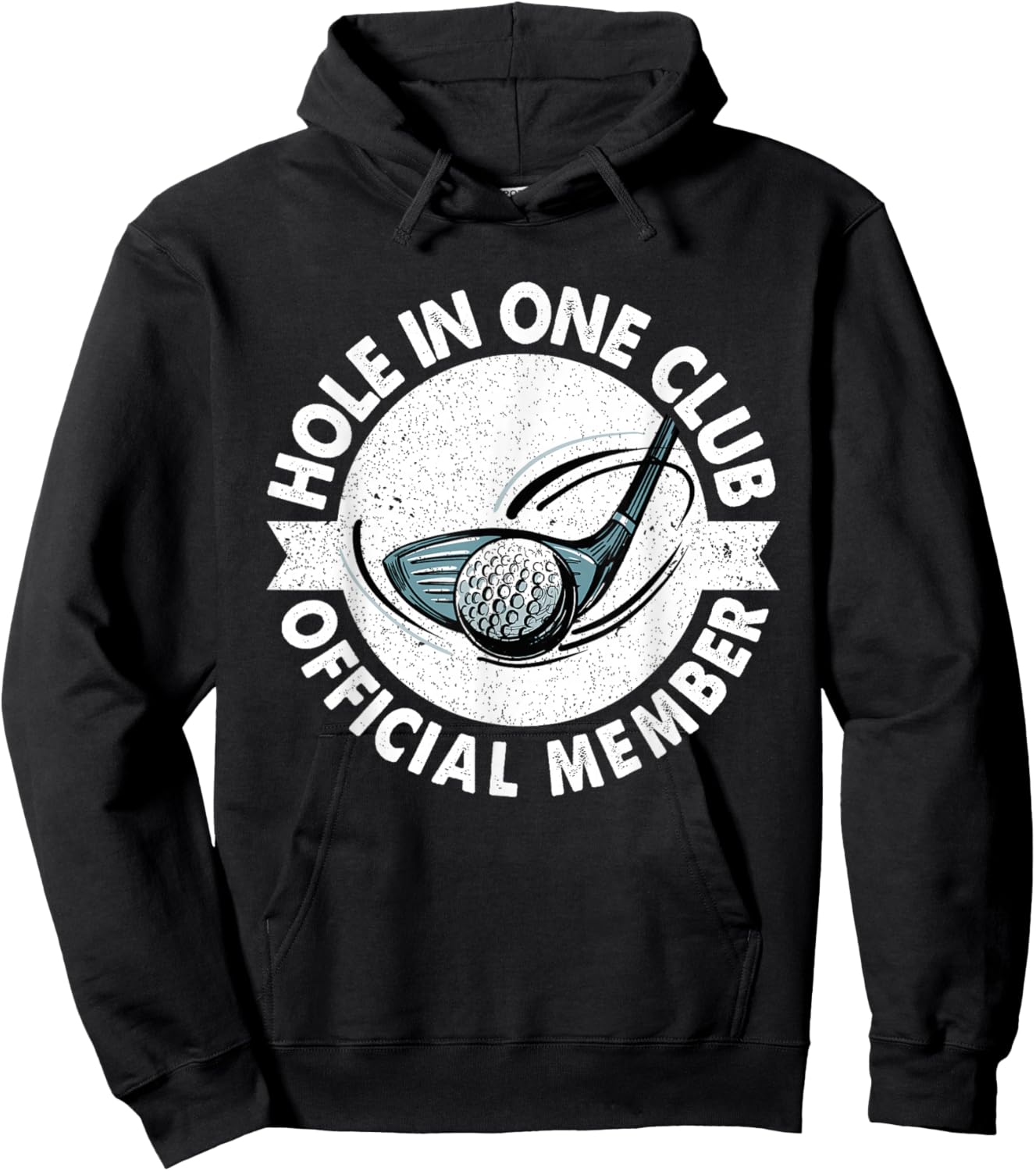 Hole In One Member Golfer & Golfing - Golf Dad Hoodie - Hoodie | Black