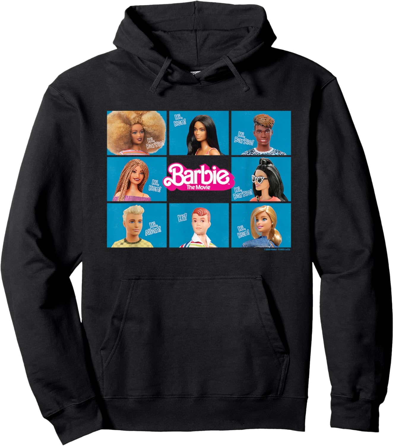 Barbie The Movie - Grid Hoodie - Hoodie | Black