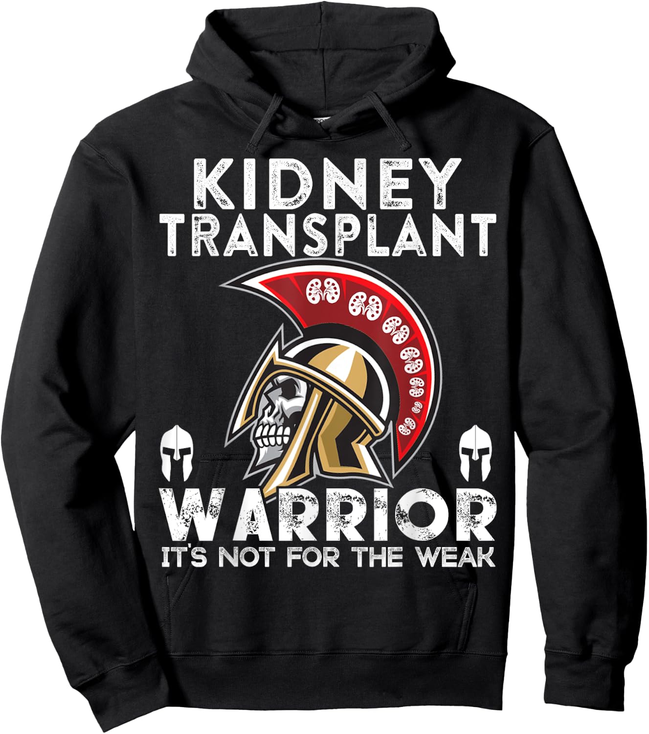 Kidney Transplant T shirts Warrior Awareness Gift Hoodie - Hoodie | Black