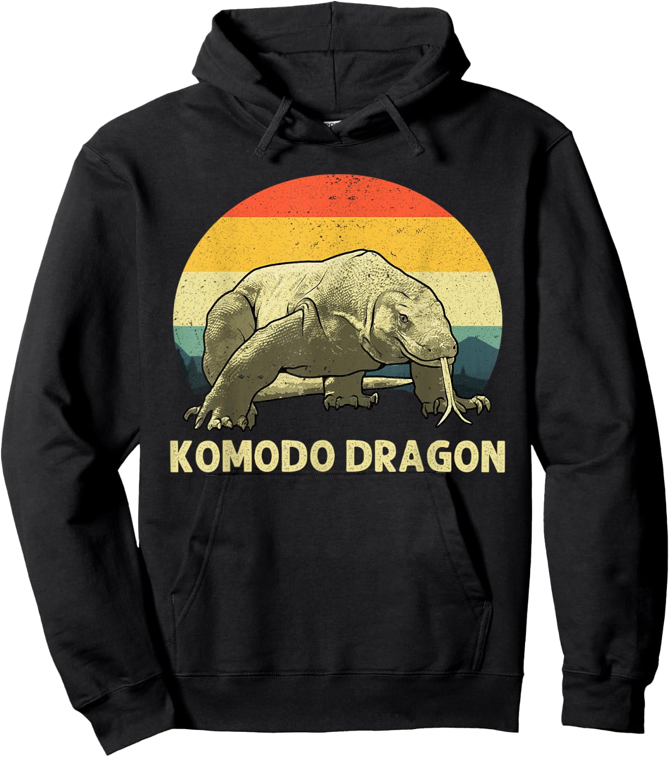 Komodo Dragon Design Women Kids Komodo Dragon Lover Hoodie - Hoodie | Black