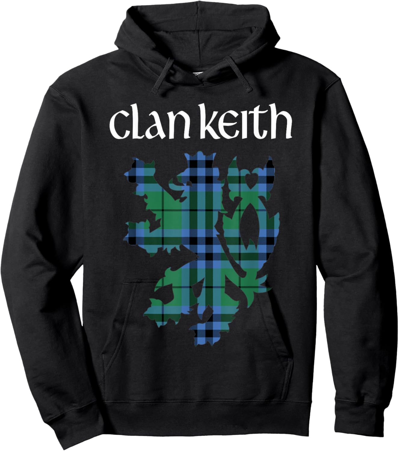 Clan Keith Tartan Scottish Family Name Scotland Pride Hoodie - Hoodie | Black