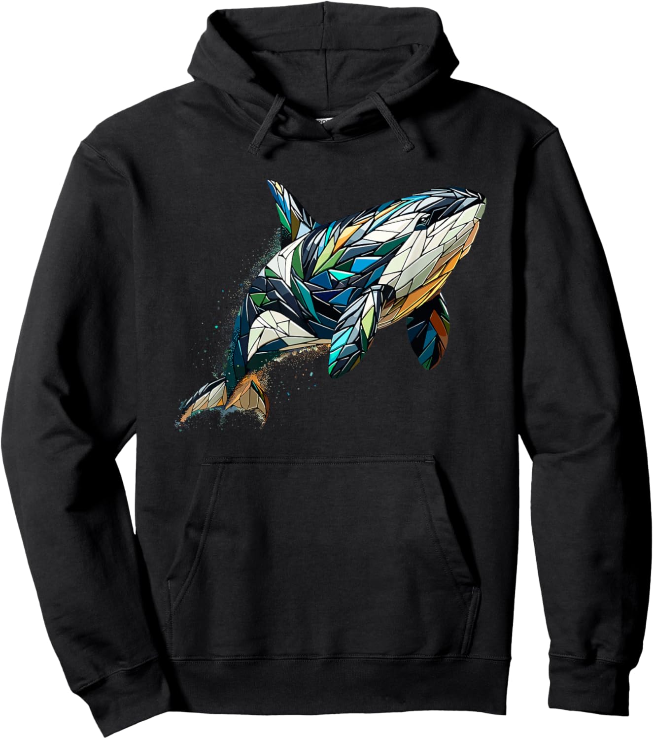 Polygon Art Orc Orc Hoodie - Hoodie | Black