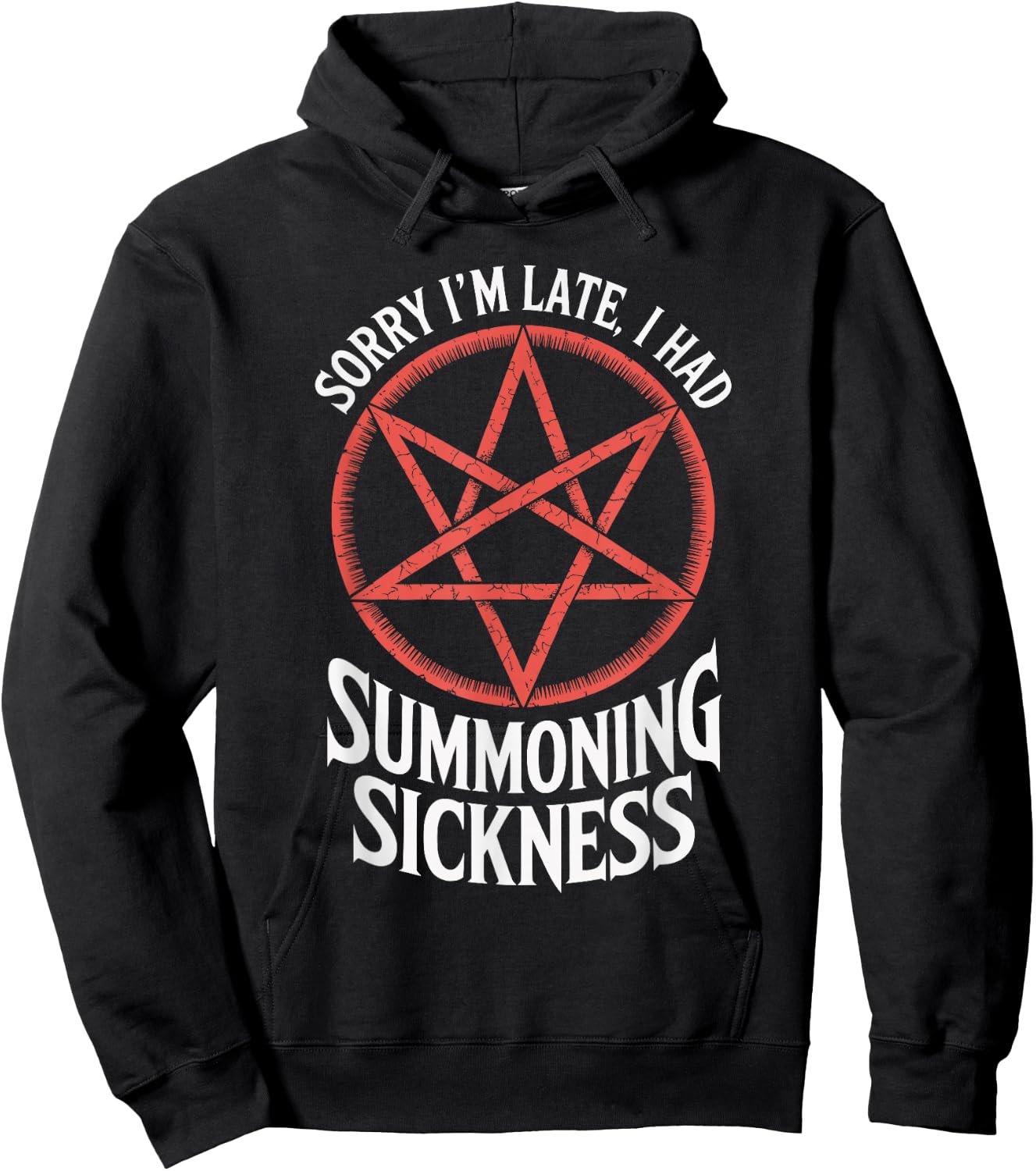 Sorry I'm Late I Had Summoning Sickness Funny RPG Gamer Hoodie - Hoodie | Black
