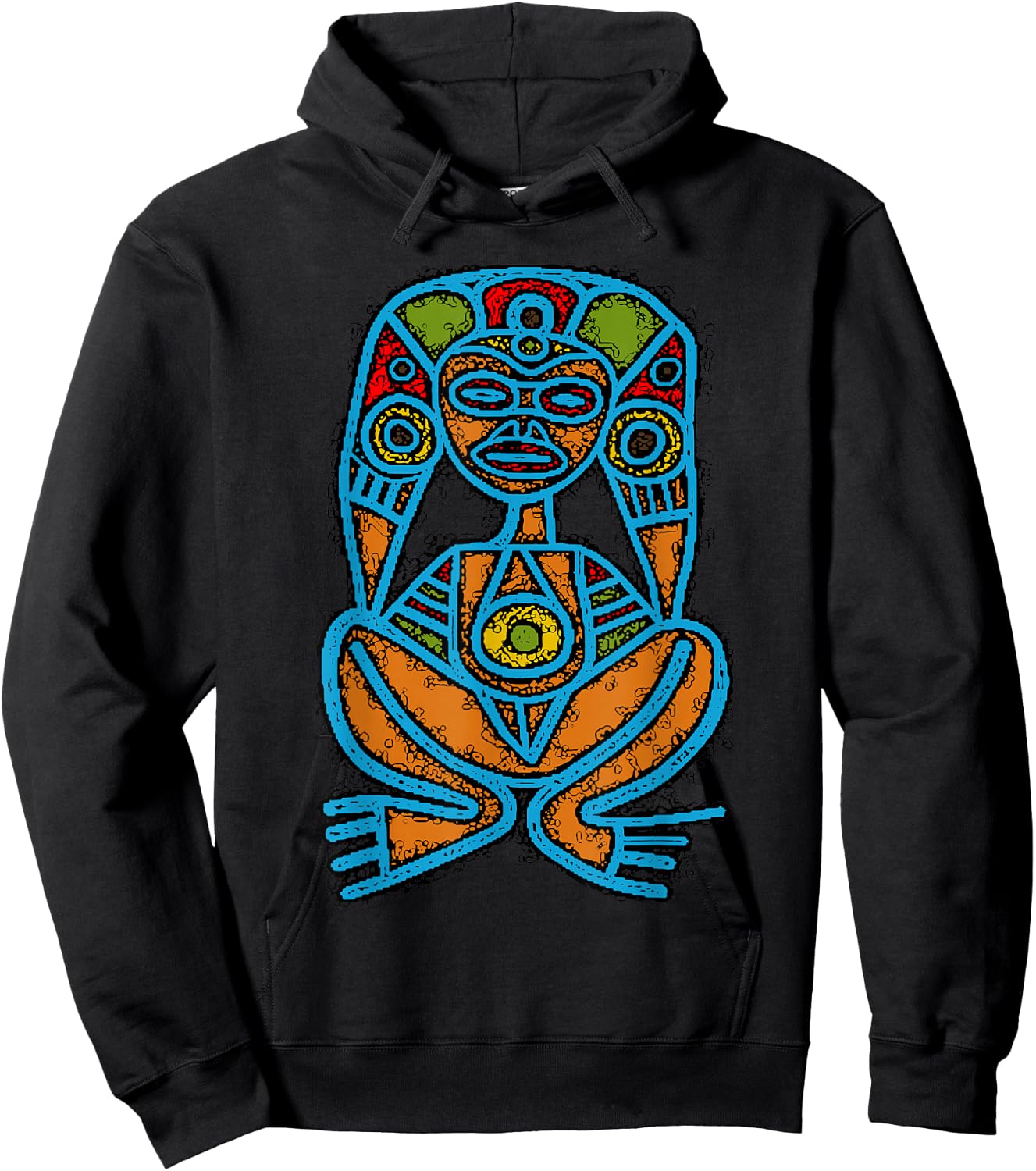 Atabey Goddess Taino Art Symbol Puerto Rico Boricua Hoodie - Hoodie | Black