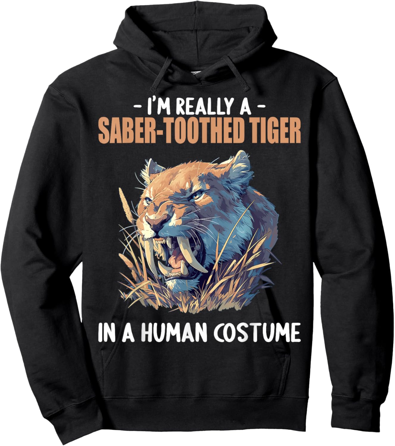 Saber-Toothed Tigers Saber-Toothed Tiger Hoodie - Hoodie | Black