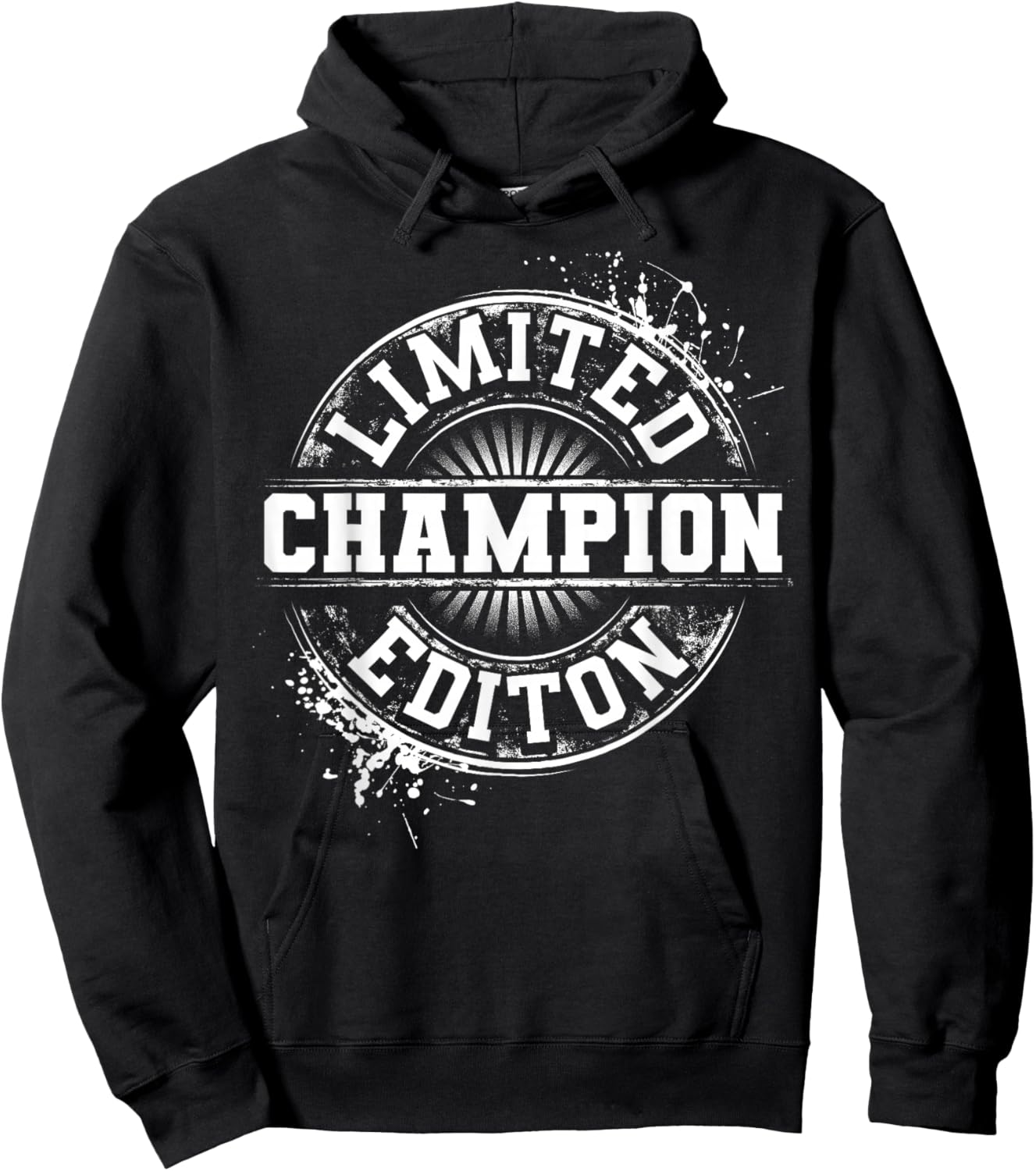 CHAMPION Funny Surname Family Tree Birthday Reunion Gift Hoodie - Hoodie | Black