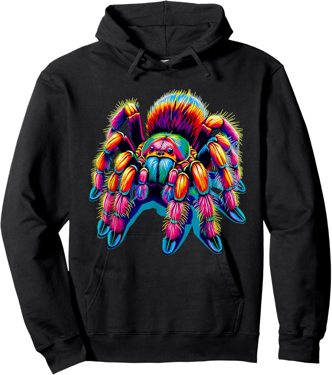 Colorful Pop Art Tarantulas Spider Tarantula Lover Hoodie - Hoodie | Black