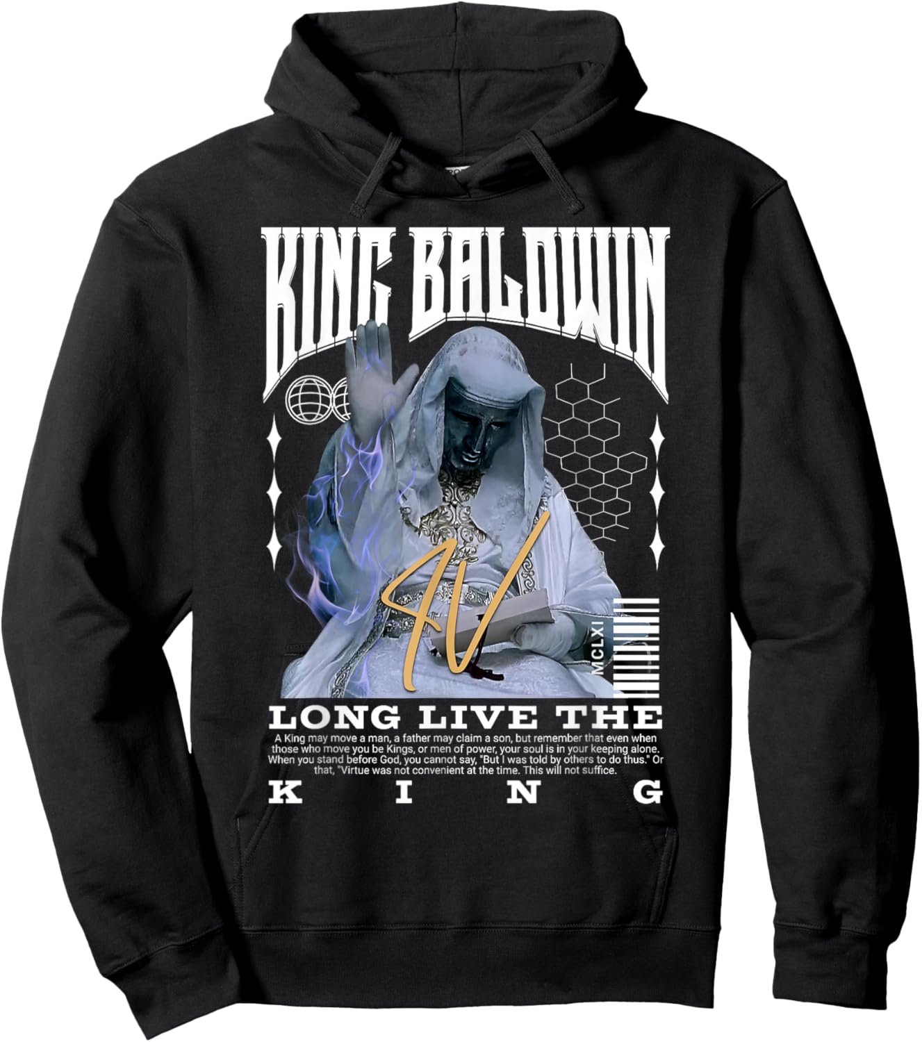King Baldwin IV Hoodie - Hoodie | Black