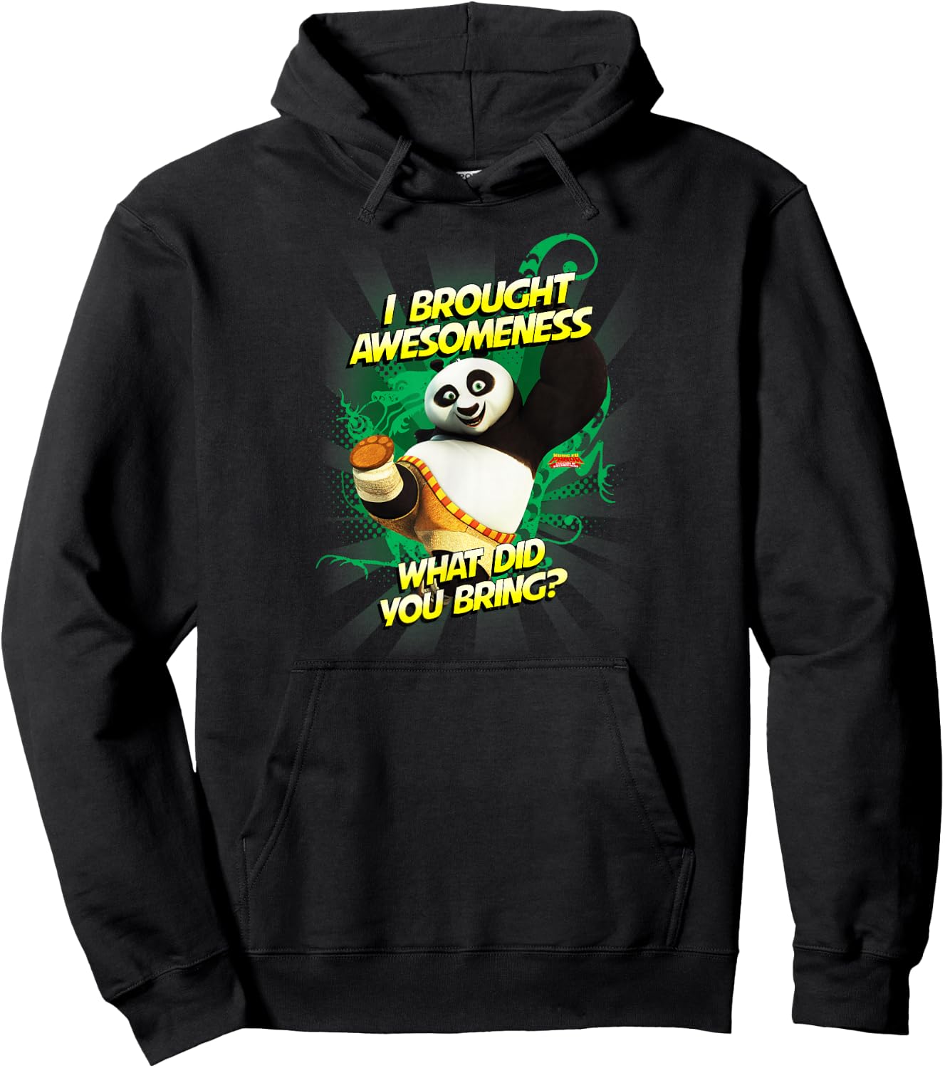 Kung Fu Panda: I Brought Awesome Po Hoodie - Hoodie | Black