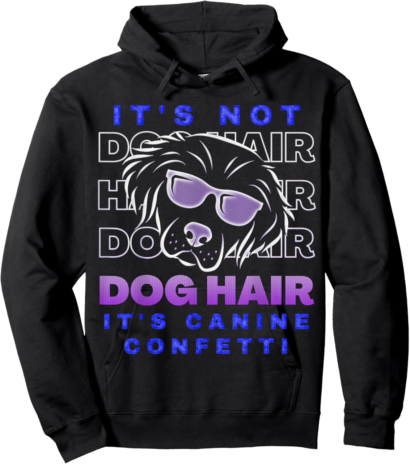 Dog Grooming Stylist Pet Lover Cute Paw Print Gifts Hoodie - Hoodie | Black