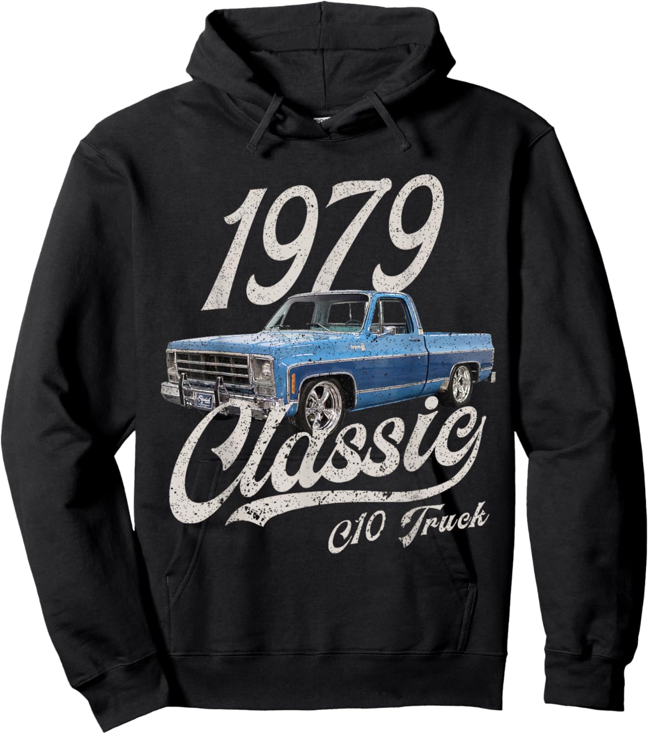 1979 79 C10 Truck Hoodie - Hoodie | Black
