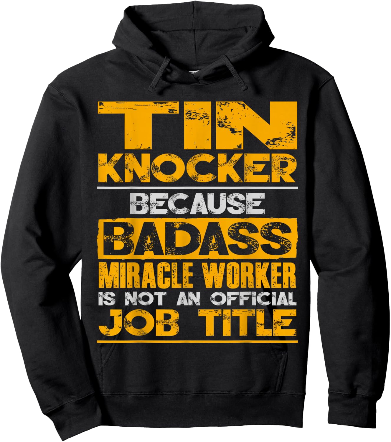 Sheet Metal Worker Shirts Funny Tin Knocker Gift Hoodie - Hoodie | Black
