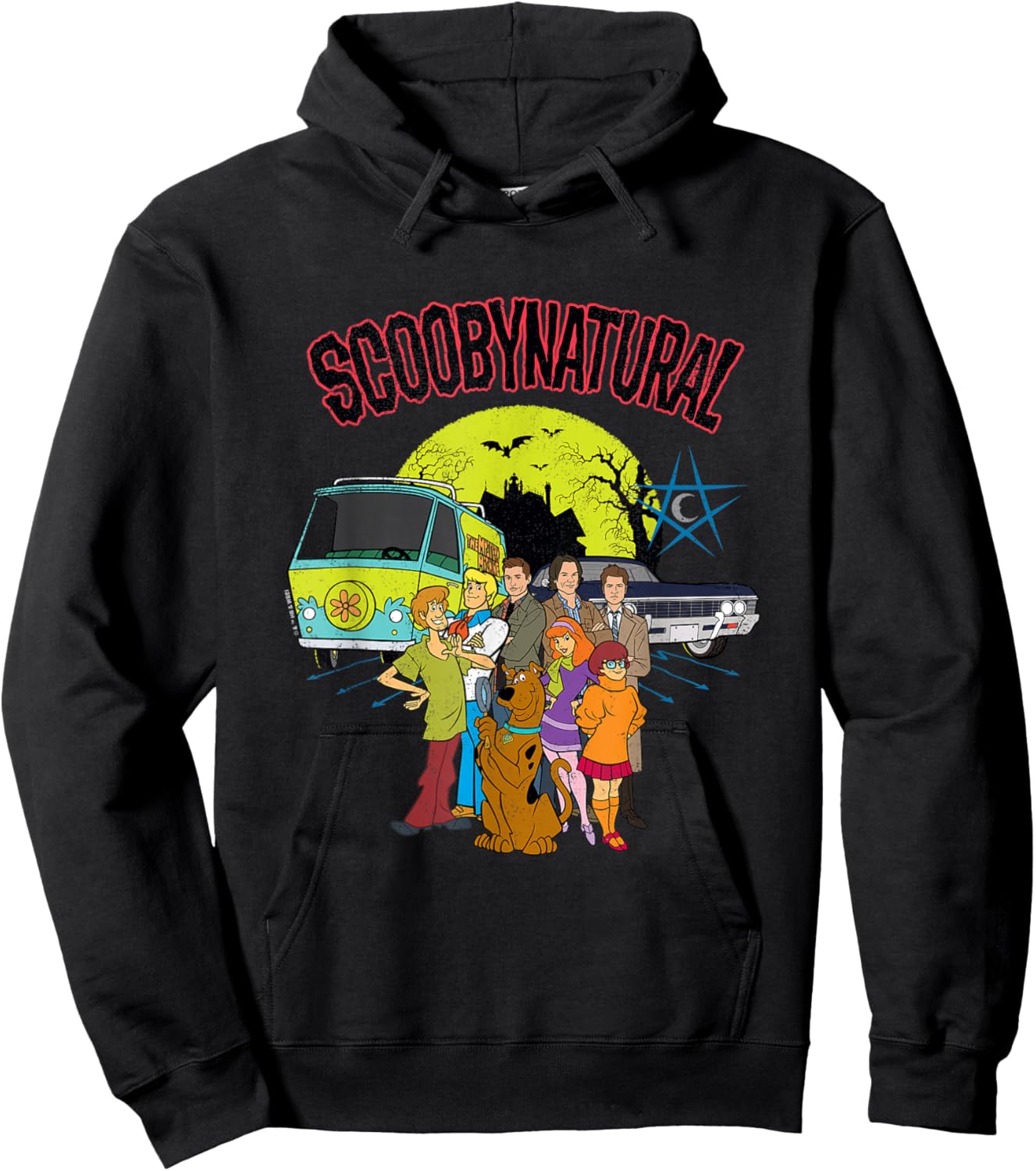 Scooby-Doo Scoobynthetic Mystery Machine and Baby with Gang Hoodie - Hoodie | Black