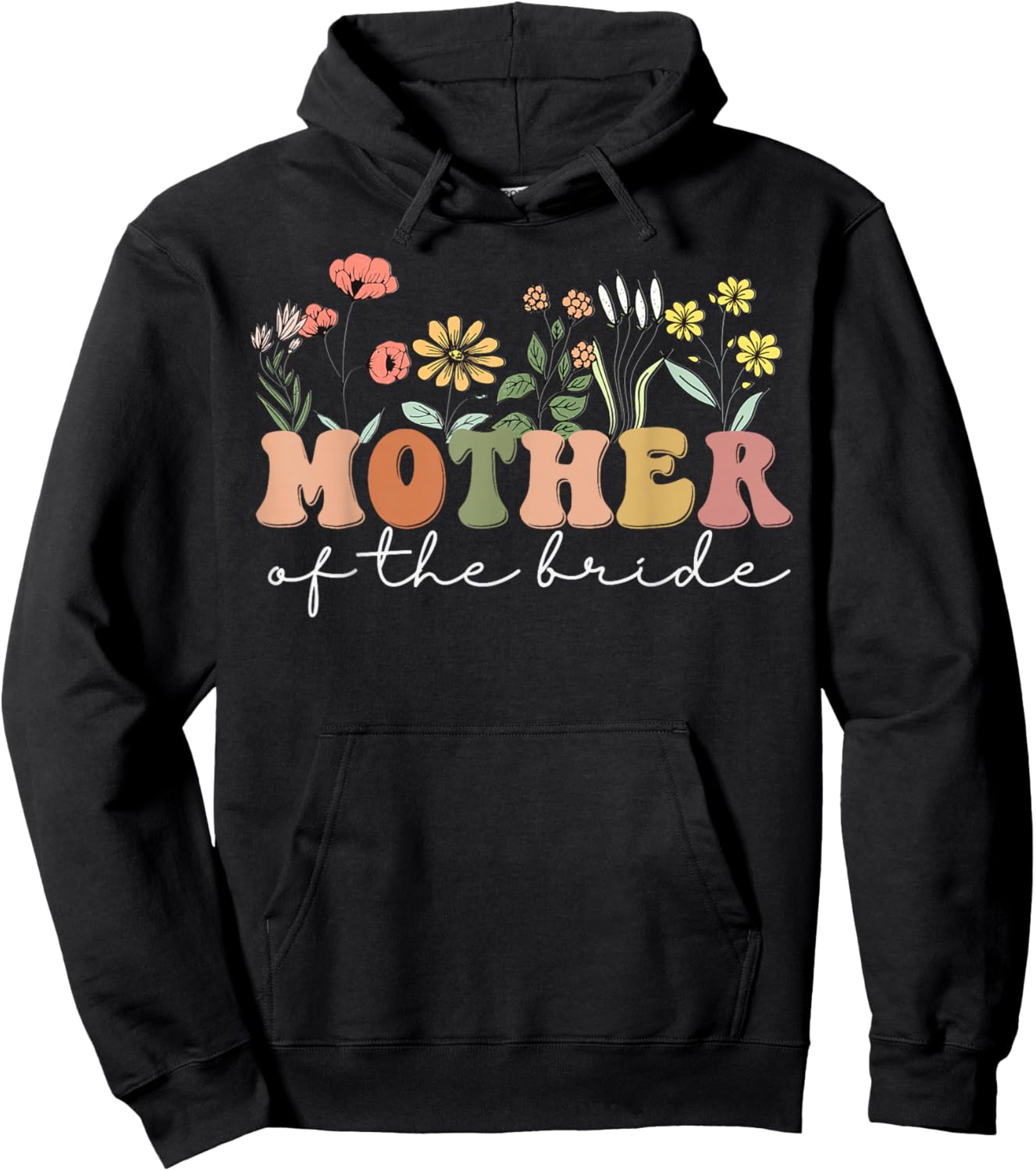 Wedding Shower for Mom from Bride Mother of the Bride Hoodie - Hoodie | Black