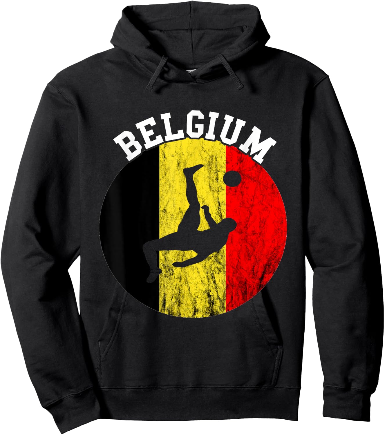Belgium Soccer Belgian Pride Belgie Belgium Belgium Flag Hoodie - Hoodie | Black