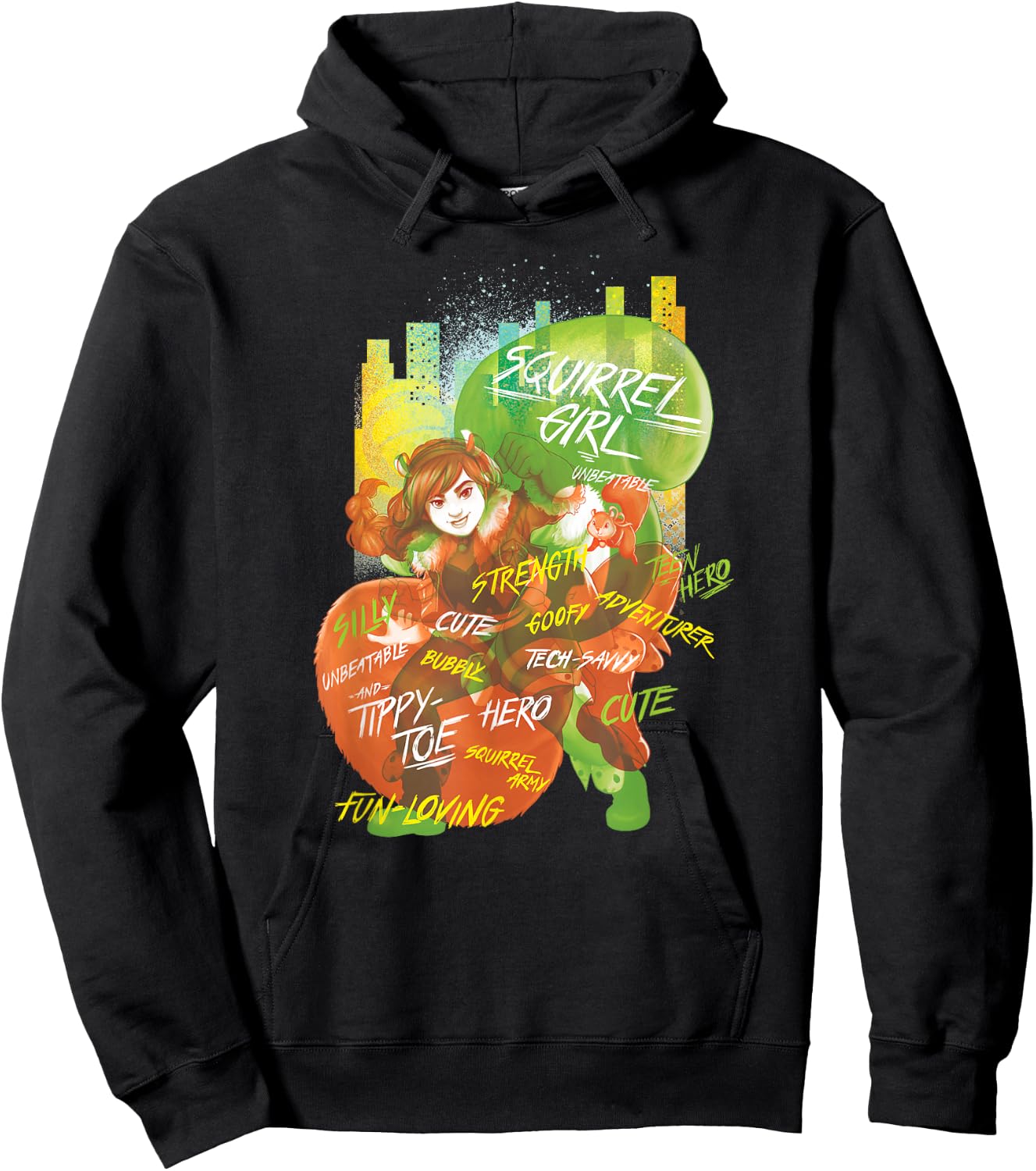 Marvel Rising Secret Warriors Squirrel Girl Hoodie - Hoodie | Black