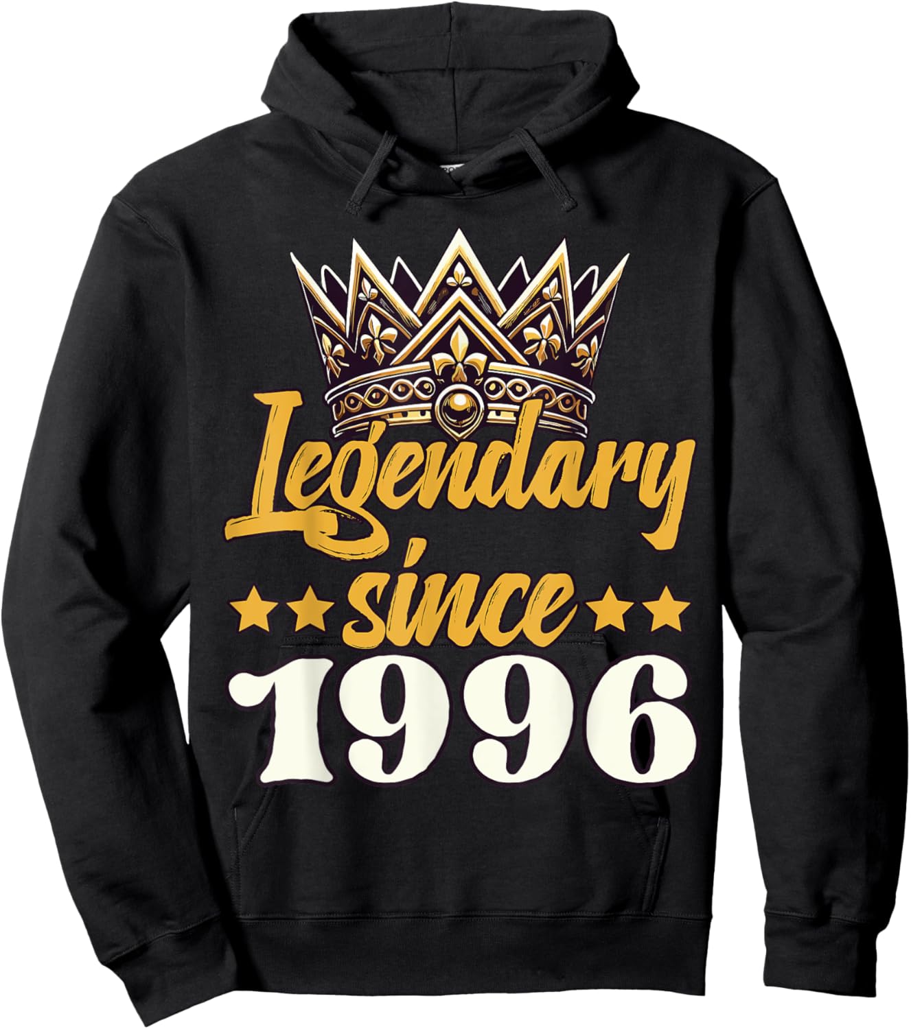 Legendary King Since 1996 Birthday Hoodie - Hoodie | Black