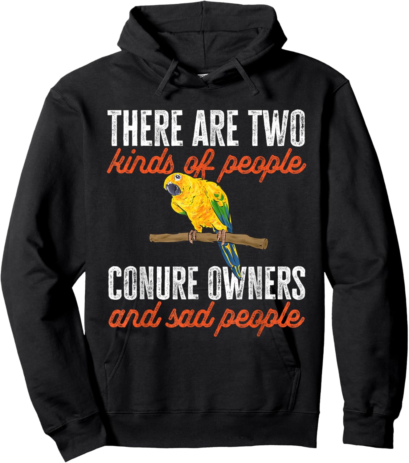 Sun Conure Parrot Bird Sun Conure Owner Hoodie - Hoodie | Black