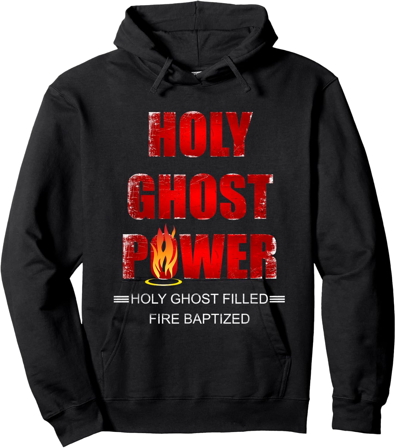 Holy Ghost Power Spirit-Filled Pentecostal Apostolic Gifts Hoodie - Hoodie | Black