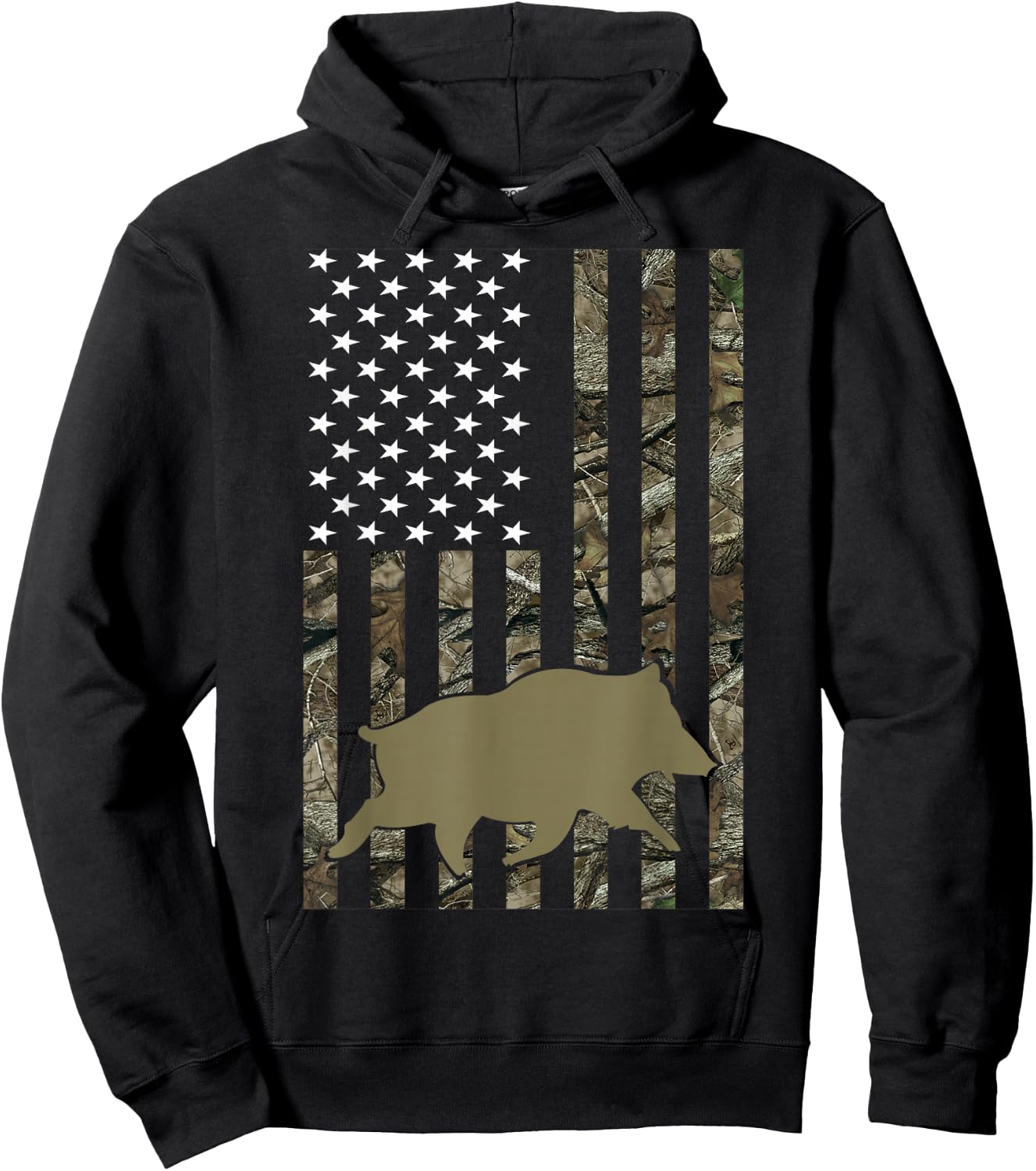 Hog Hunting Shirts Women Wild Boar Pig Hunter Hoodie - Hoodie | Black