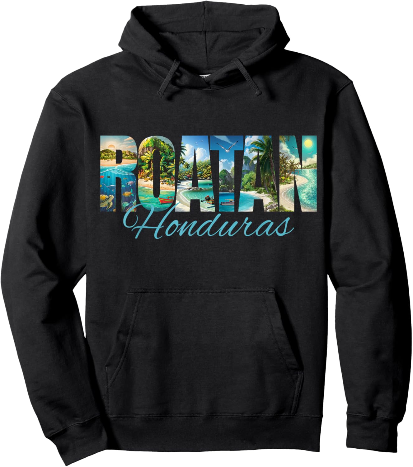 Roatan Honduras Hoodie - Hoodie | Black