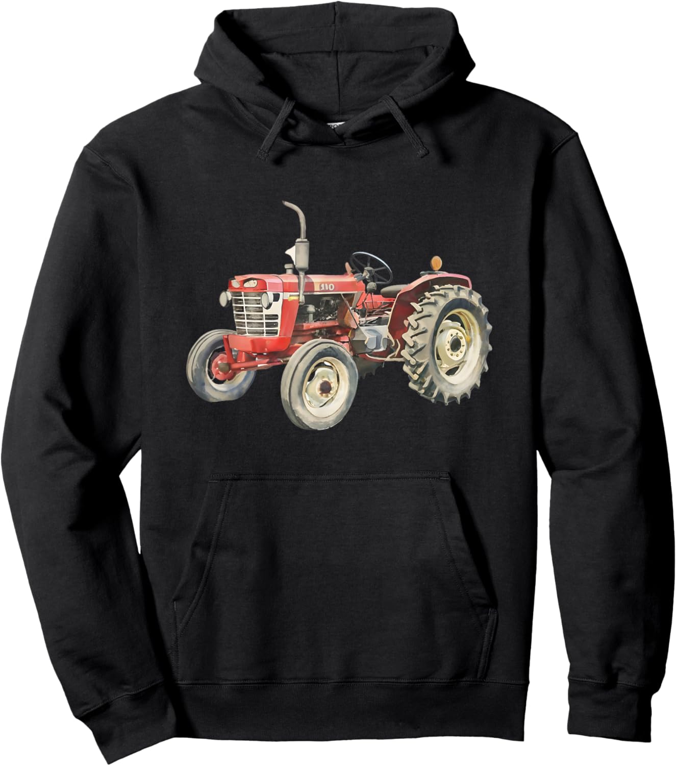 Vintage 1964 Masey Fergusons 180 Tractor Hoodie - Hoodie | Black