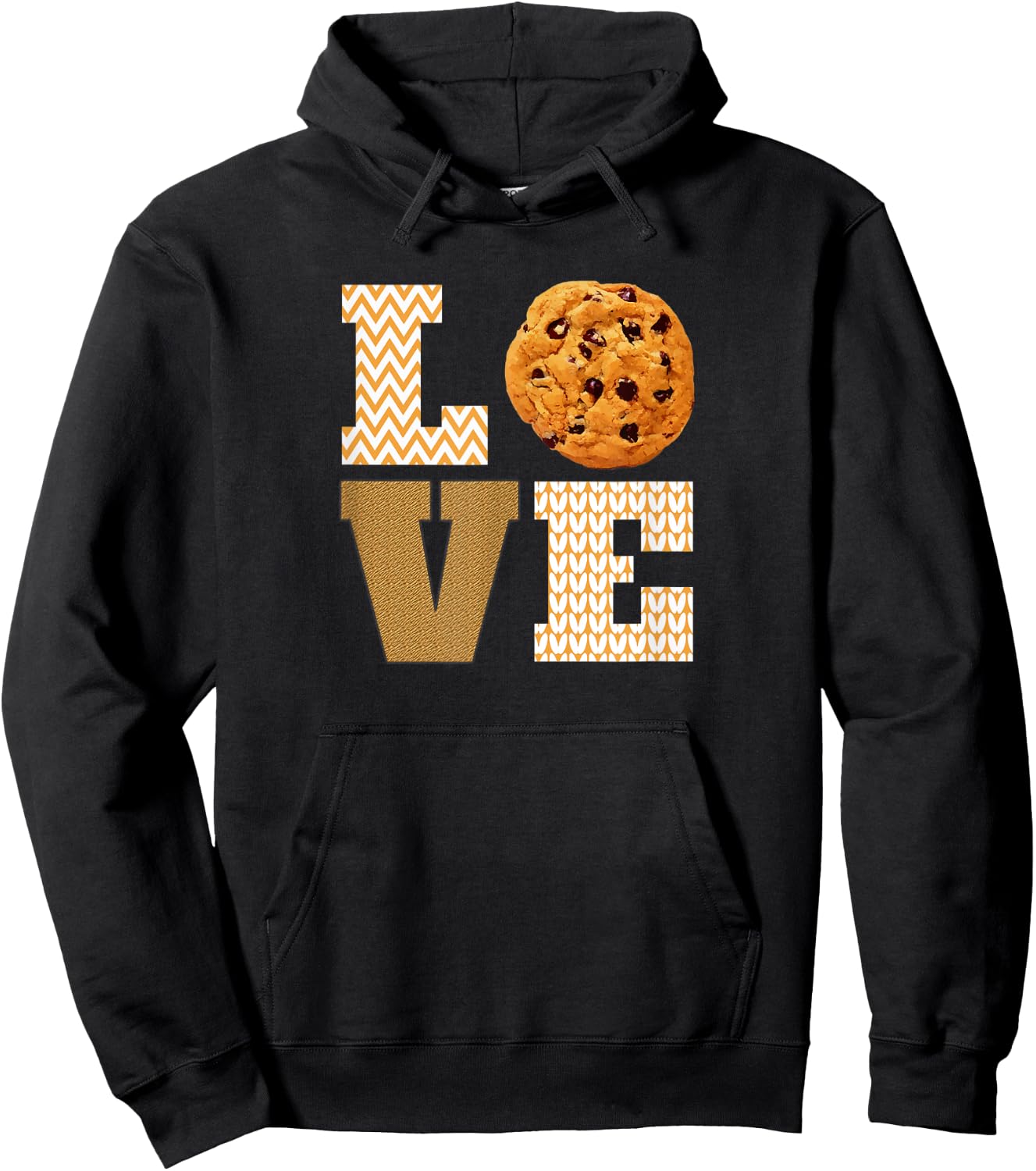 I Love Chocolate Chip Cookies Hoodie - Hoodie | Black