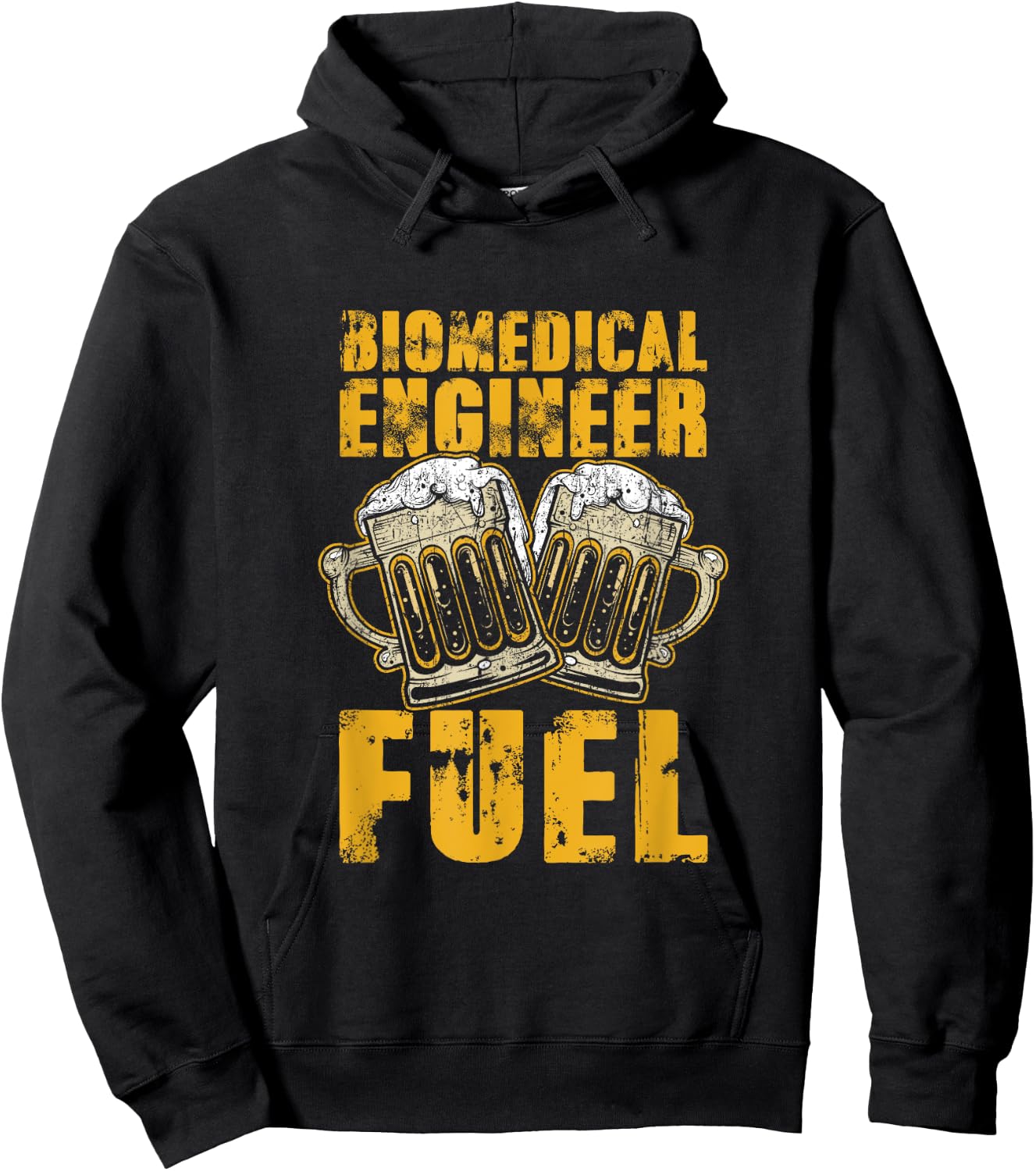 Biomedical Engineer Beer Funny Engineering Gifts Hoodie - Hoodie | Black
