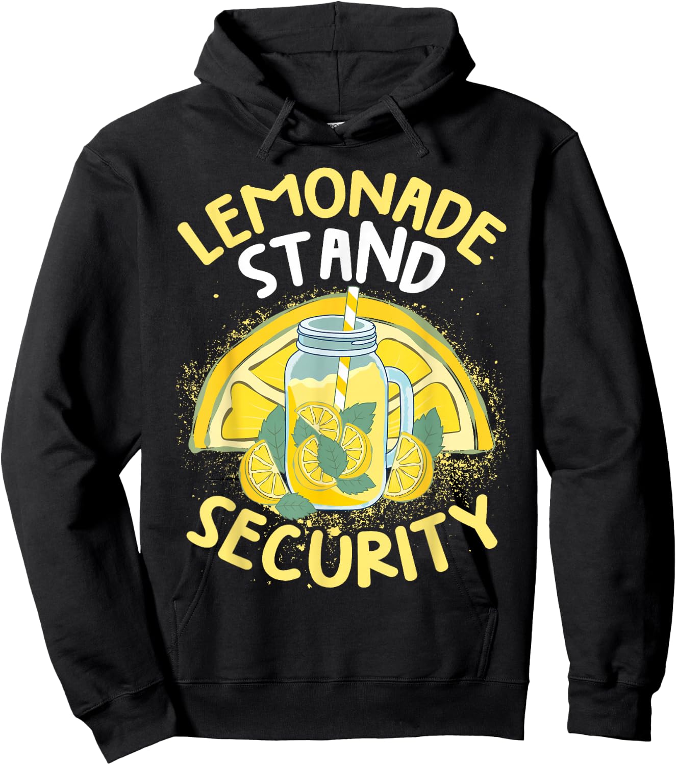 Summer Fun Lemonade Stand Security Boss Lemonade Crew Hoodie - Hoodie | Black