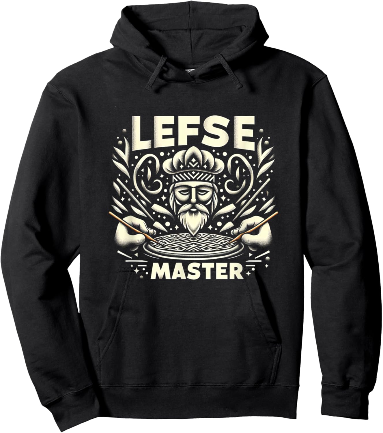 Lefse Master Hoodie - Hoodie | Black