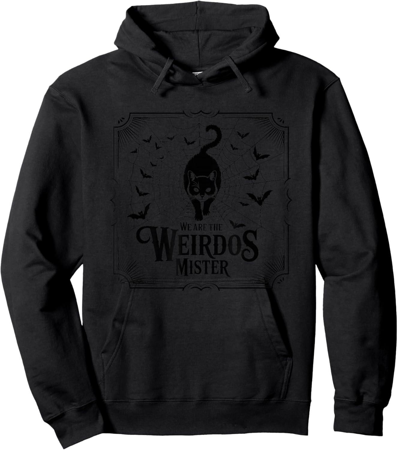 We are The Weirdos Mister Gothic Hoodie - Hoodie | Black