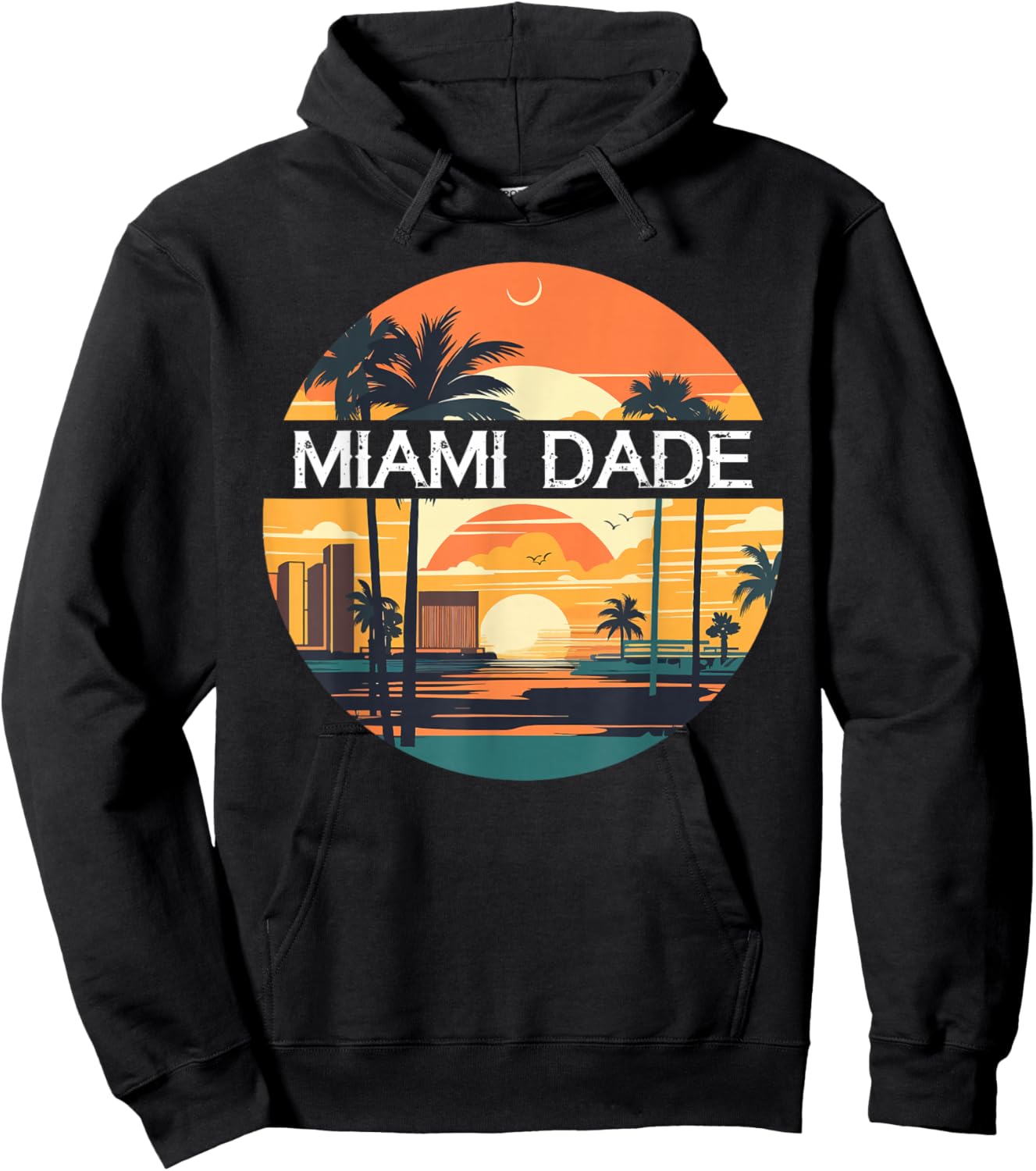 Shirt That Says MIAMI DADE Simple County Counties Hoodie - Hoodie | Black