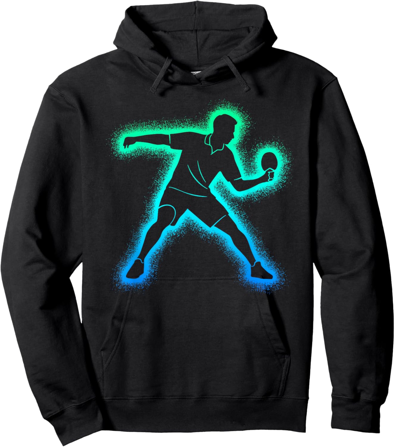 Tischtennis Spieler Herren Kinder Tischtennisspieler Jungen Hoodie - Hoodie | Black