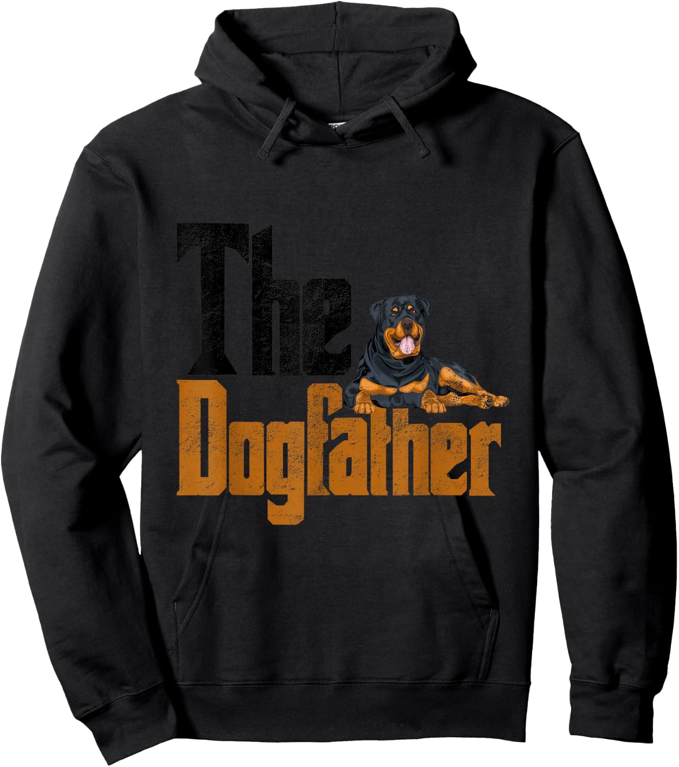 Rottweiler Dog Father Dog Dad Dog Dad Dog Dad Idea Hoodie - Hoodie | Black