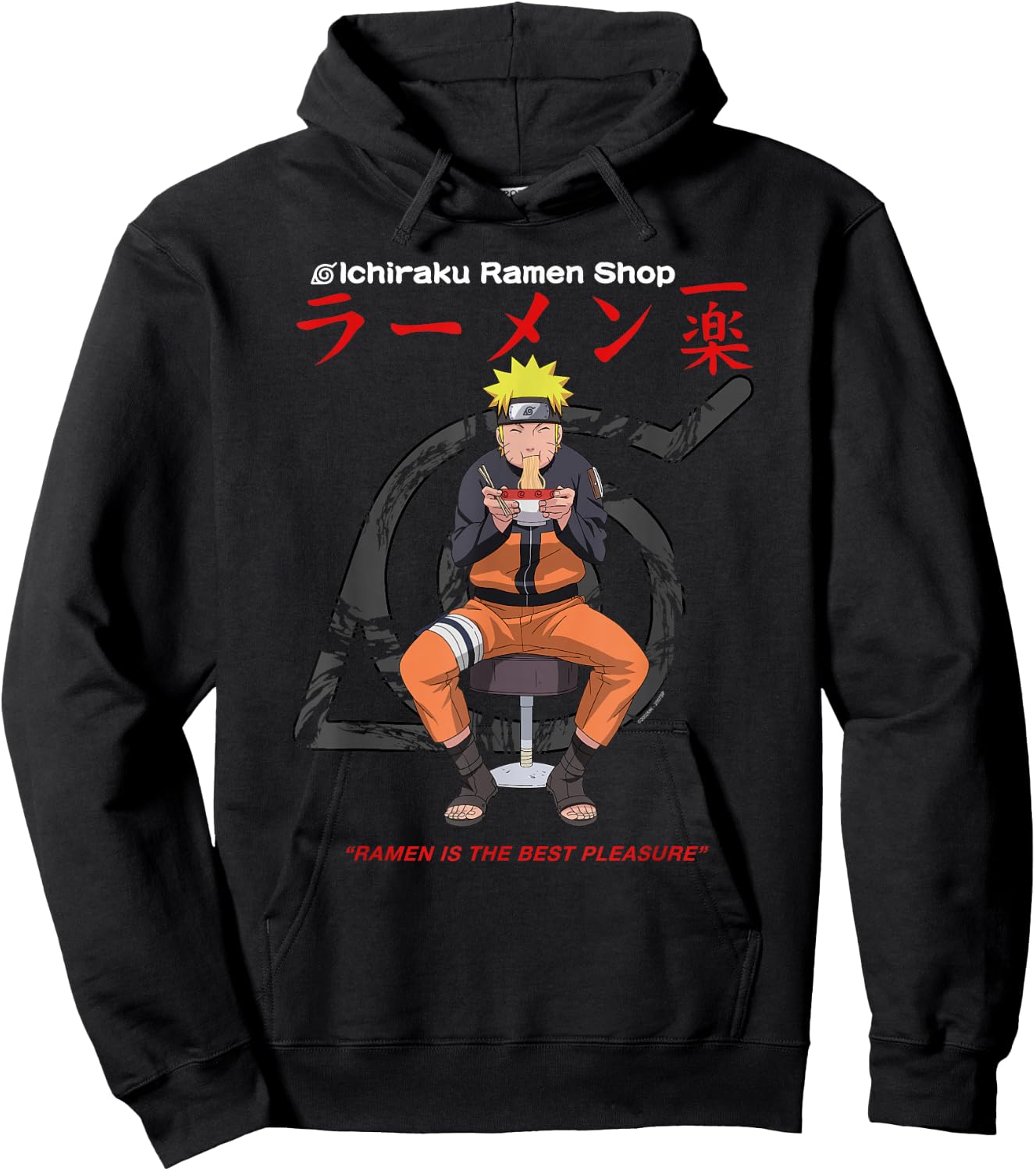 Naruto Shippuden Ichiraku Ramen Shop Hoodie - Hoodie | Black