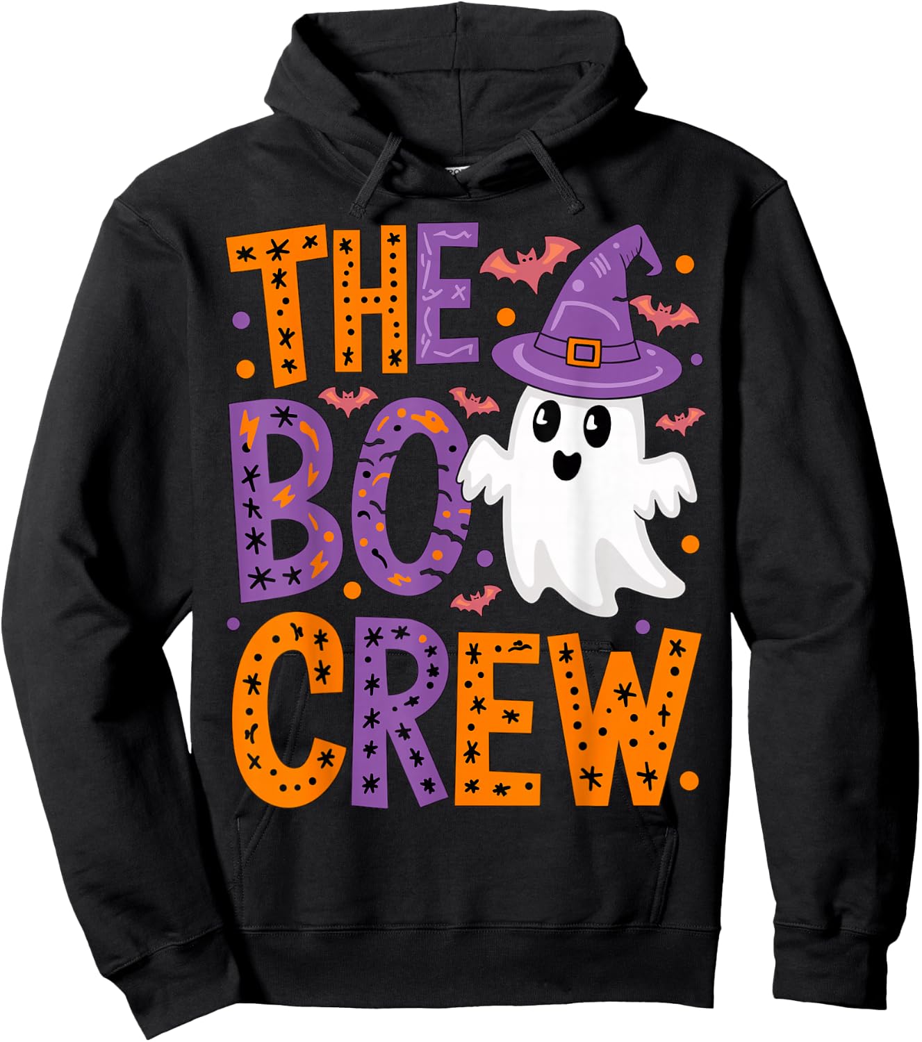 The Boo Crew Halloween Costume Hoodie - Hoodie | Black